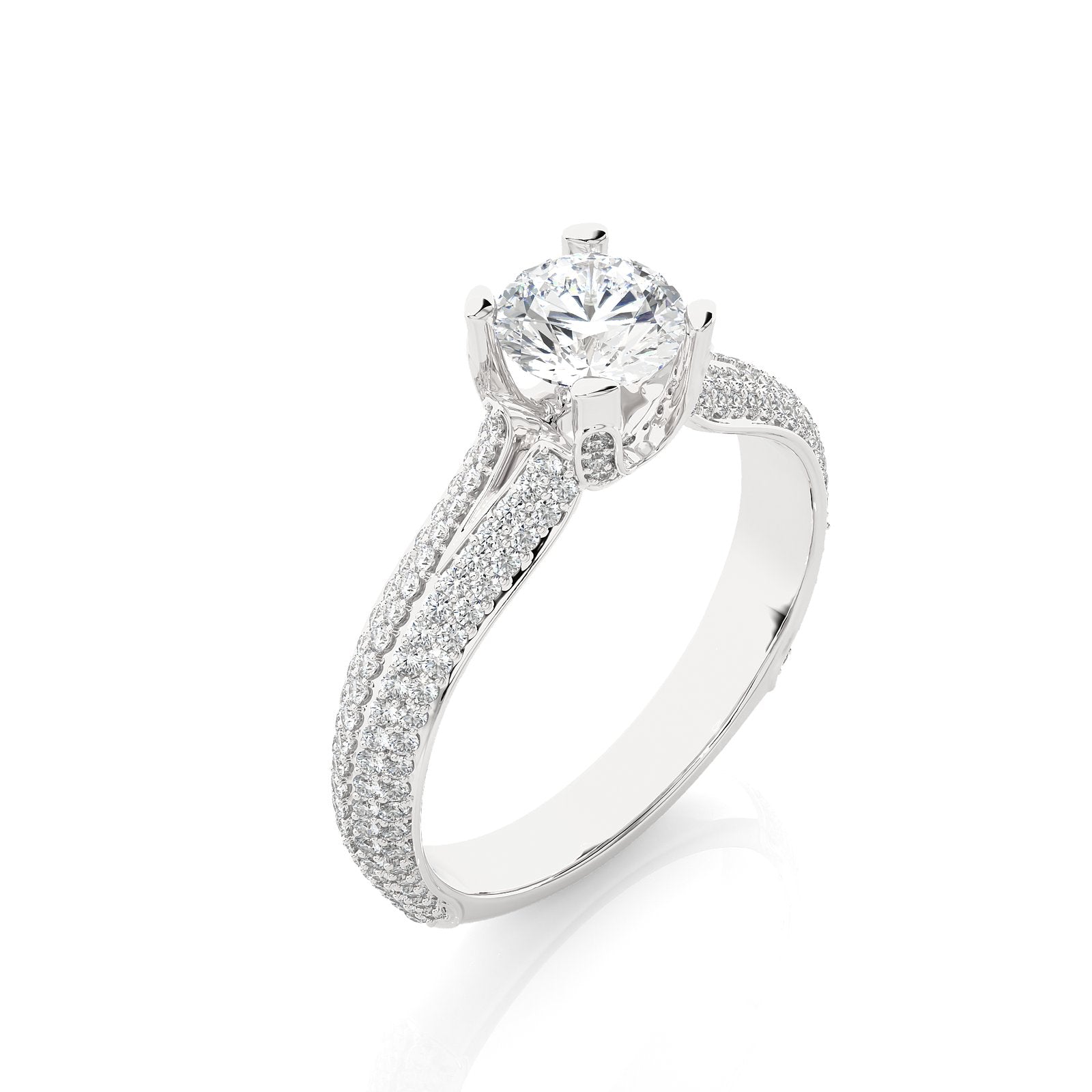 Solitaire Ring RP_RD_155 - WG
