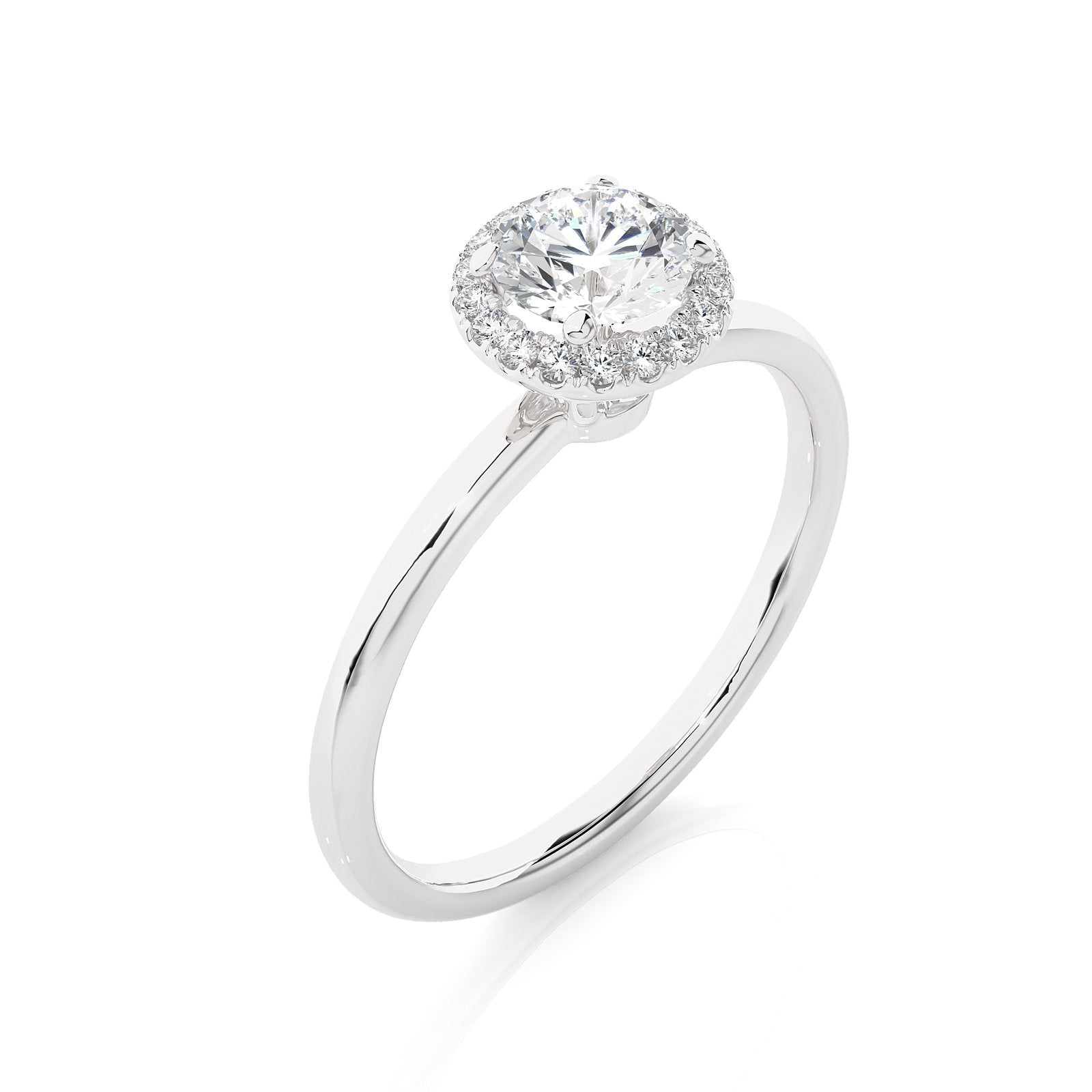 Solitaire Ring RH_RD_216 - WG