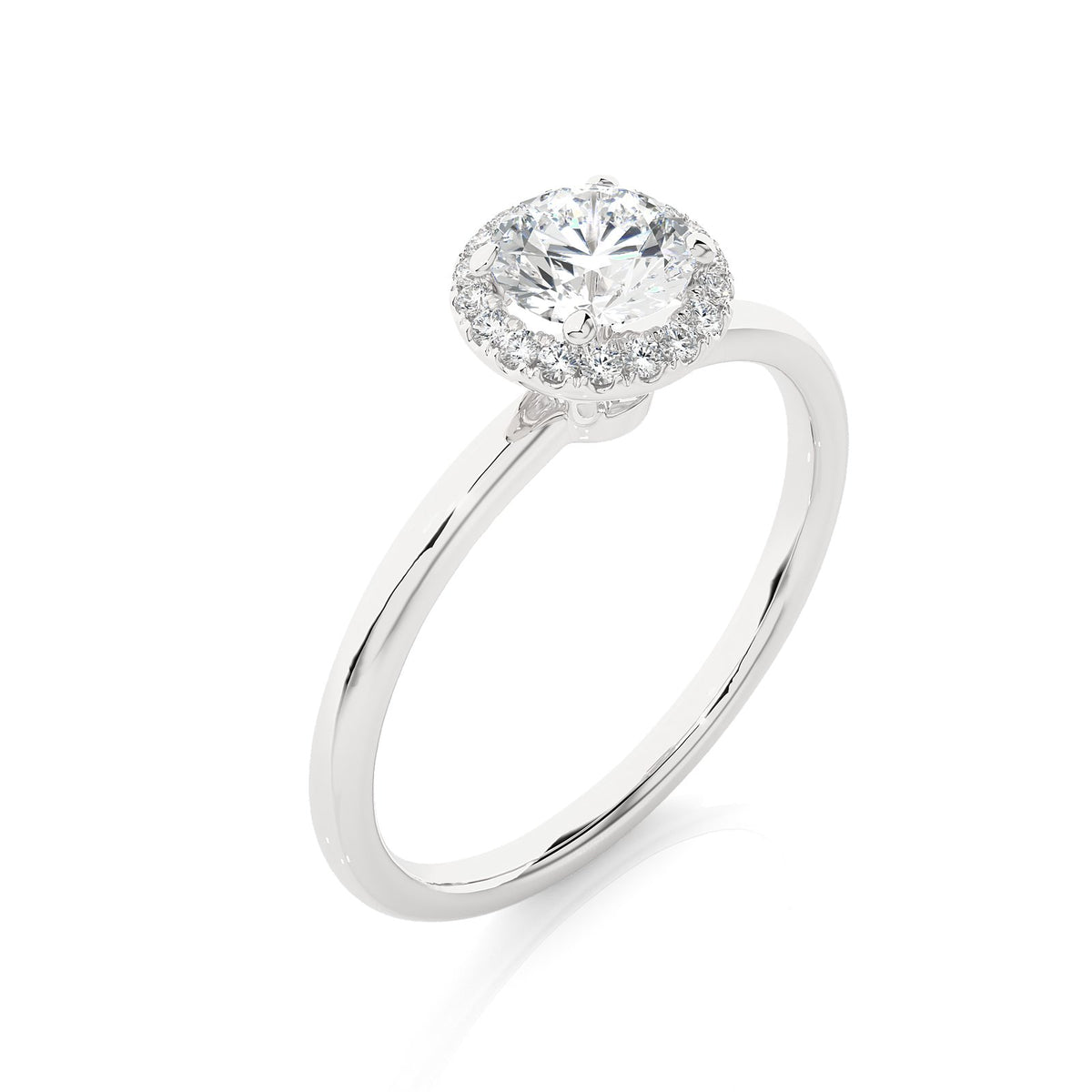 Solitaire Ring RH_RD_216 - WG