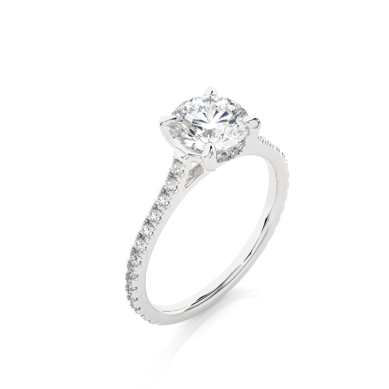 Solitaire Ring RC_RD_114 - WG