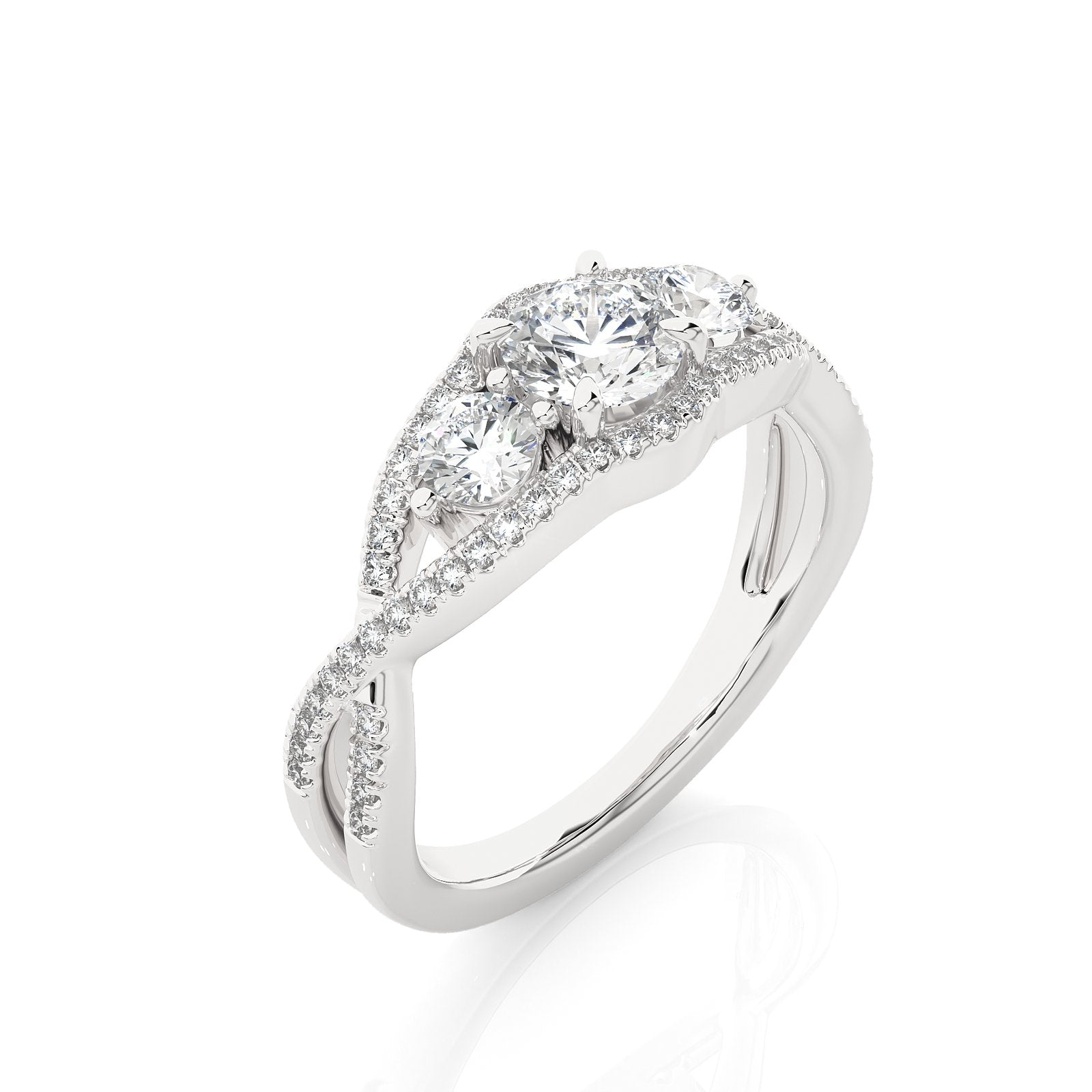 Solitaire Ring R3_RD_169 - WG