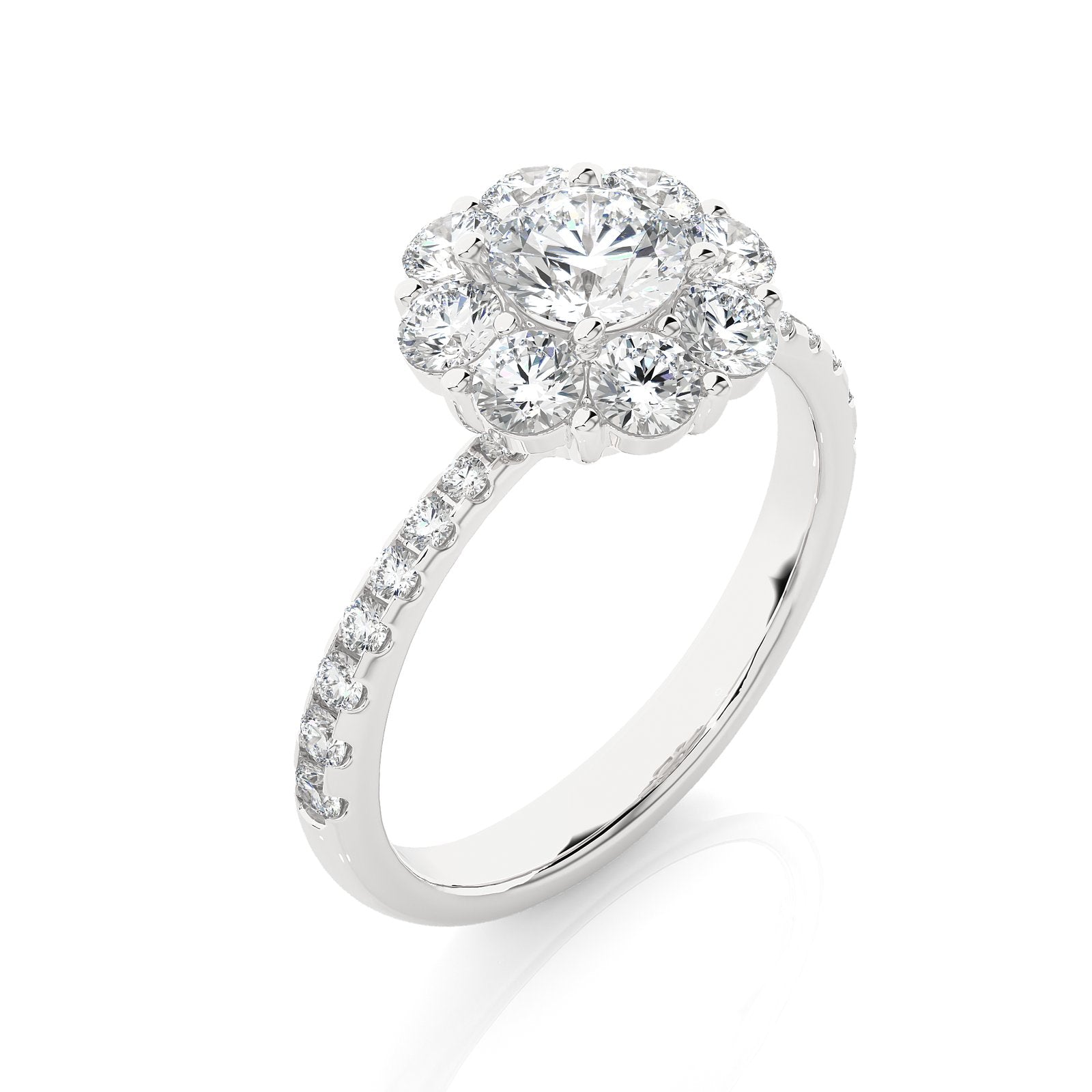 Solitaire Ring RH_RD_228 - WG