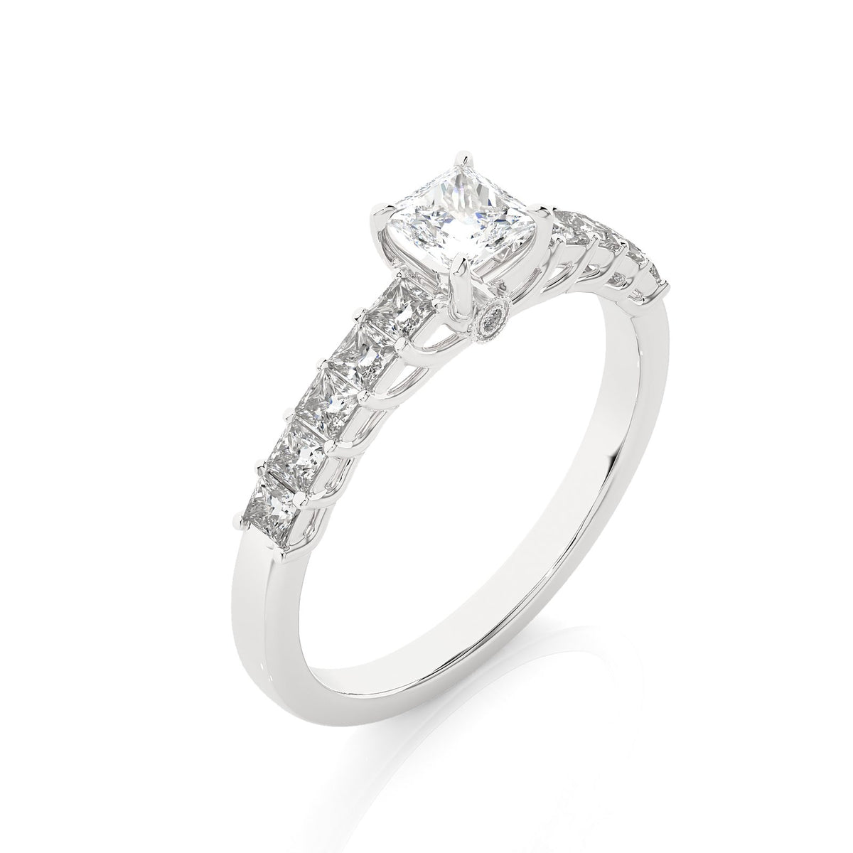 Solitaire Ring RC_PR_223 - WG