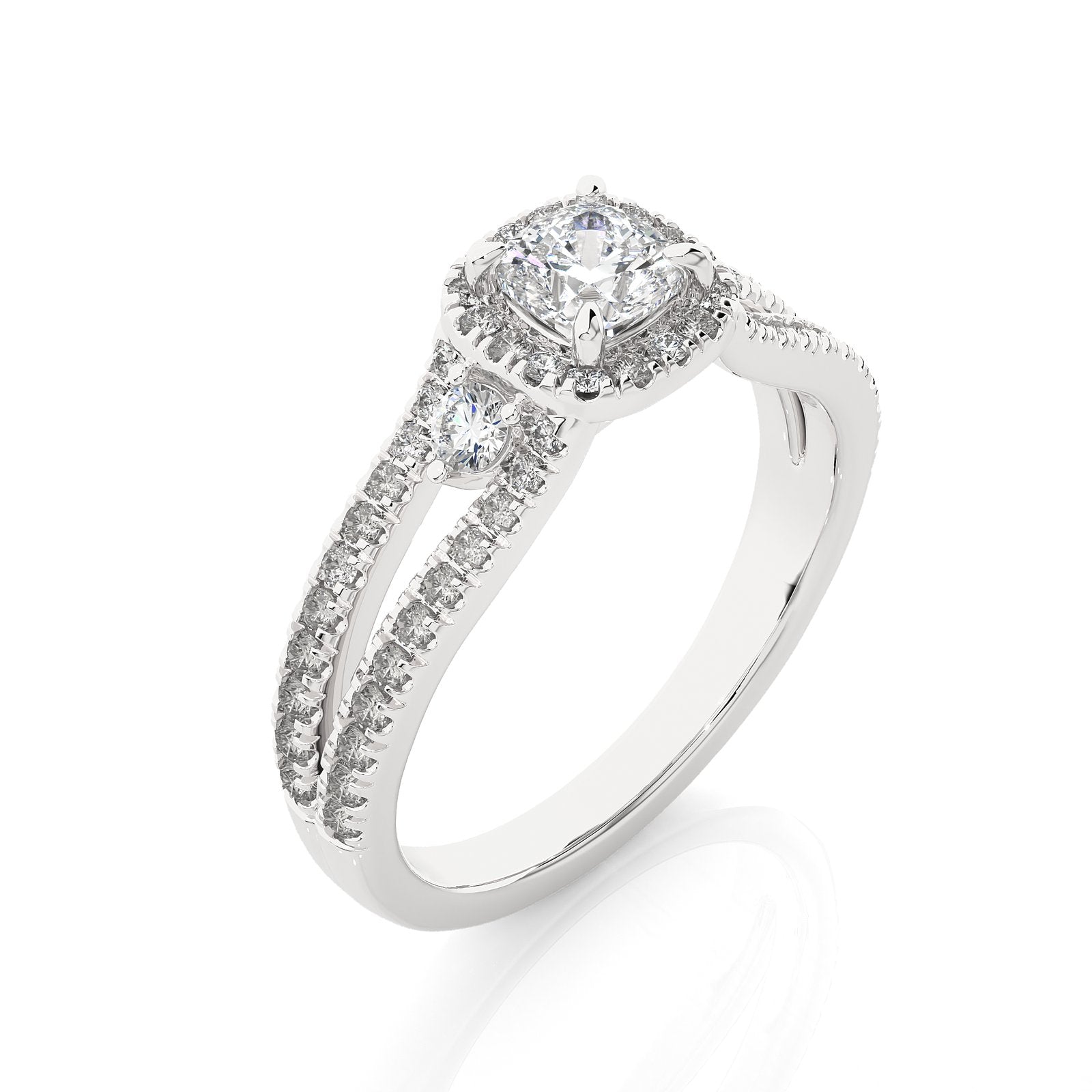 Solitaire Ring R3_RD_174 - WG