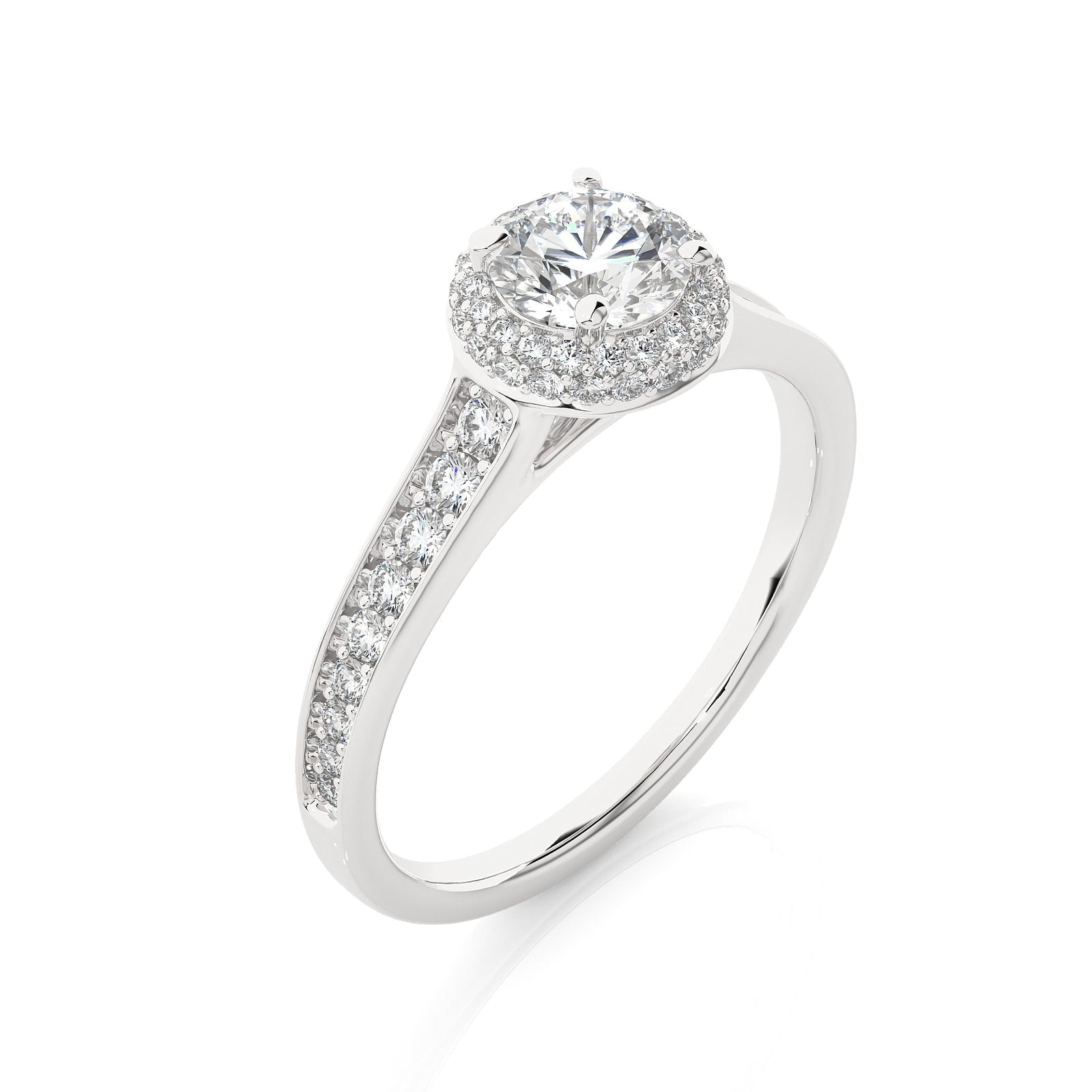 Solitaire Ring RH_RD_227 - WG