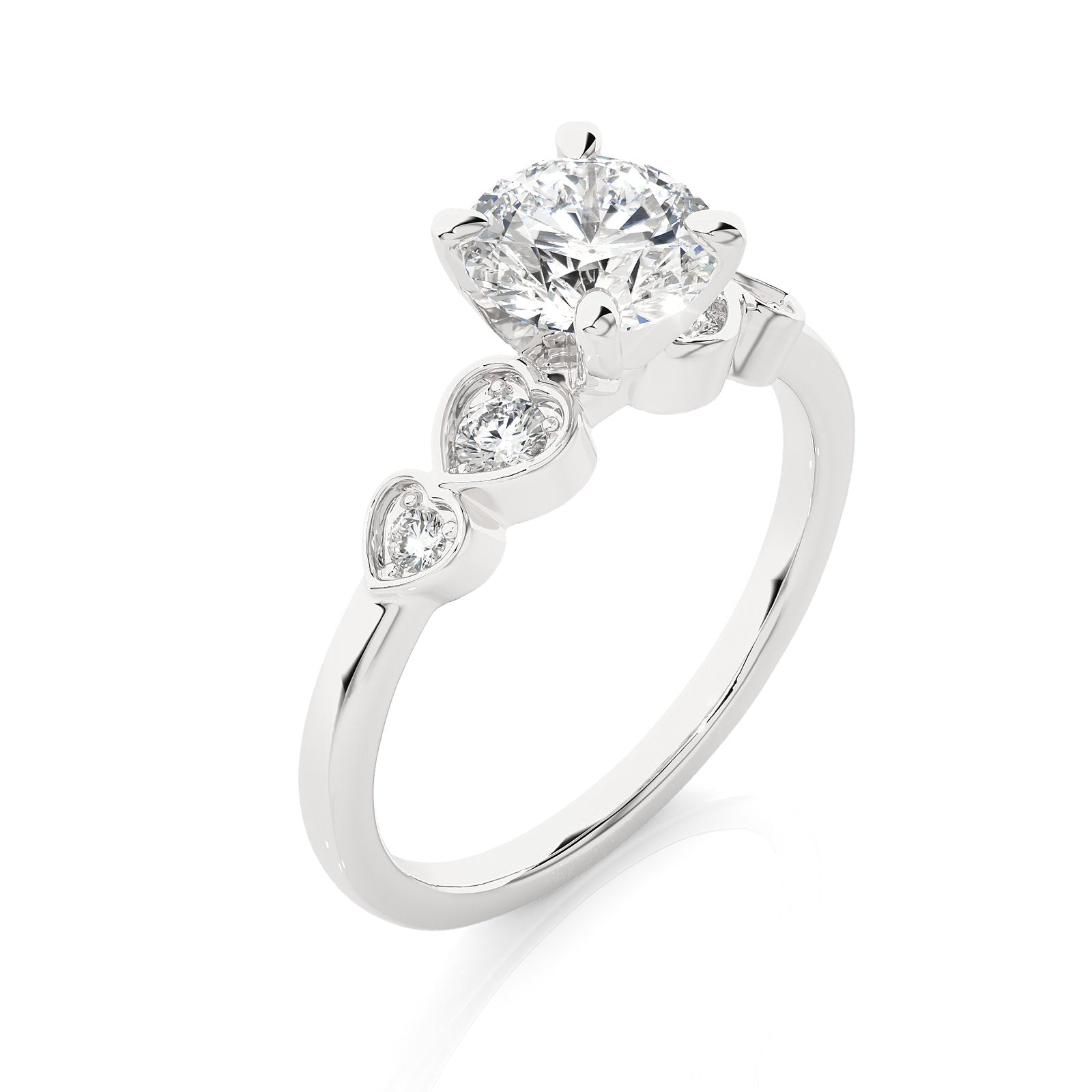 Solitaire Ring RC_RD_154 - WG