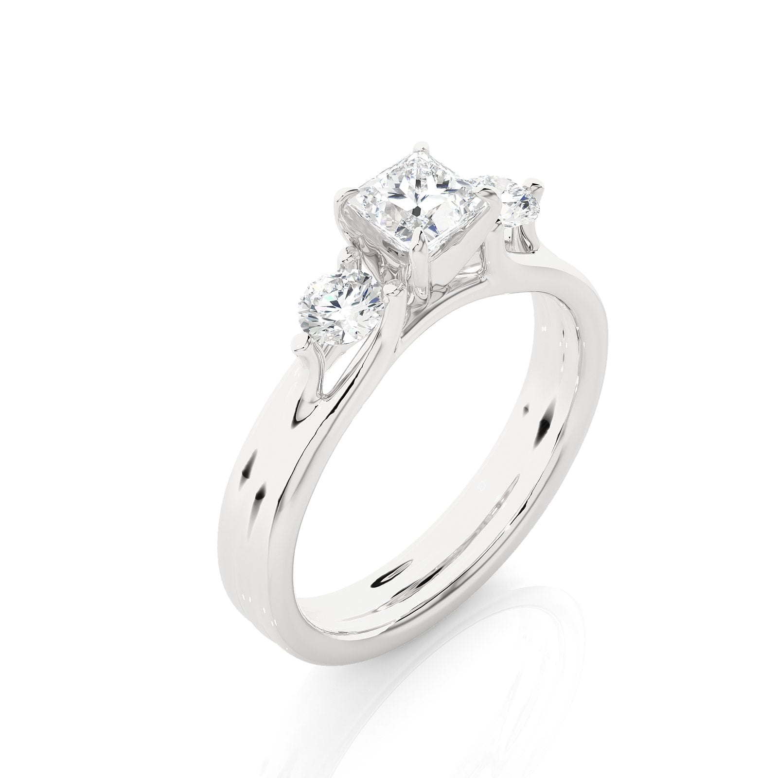 Solitaire Ring R3_PR_142 - WG