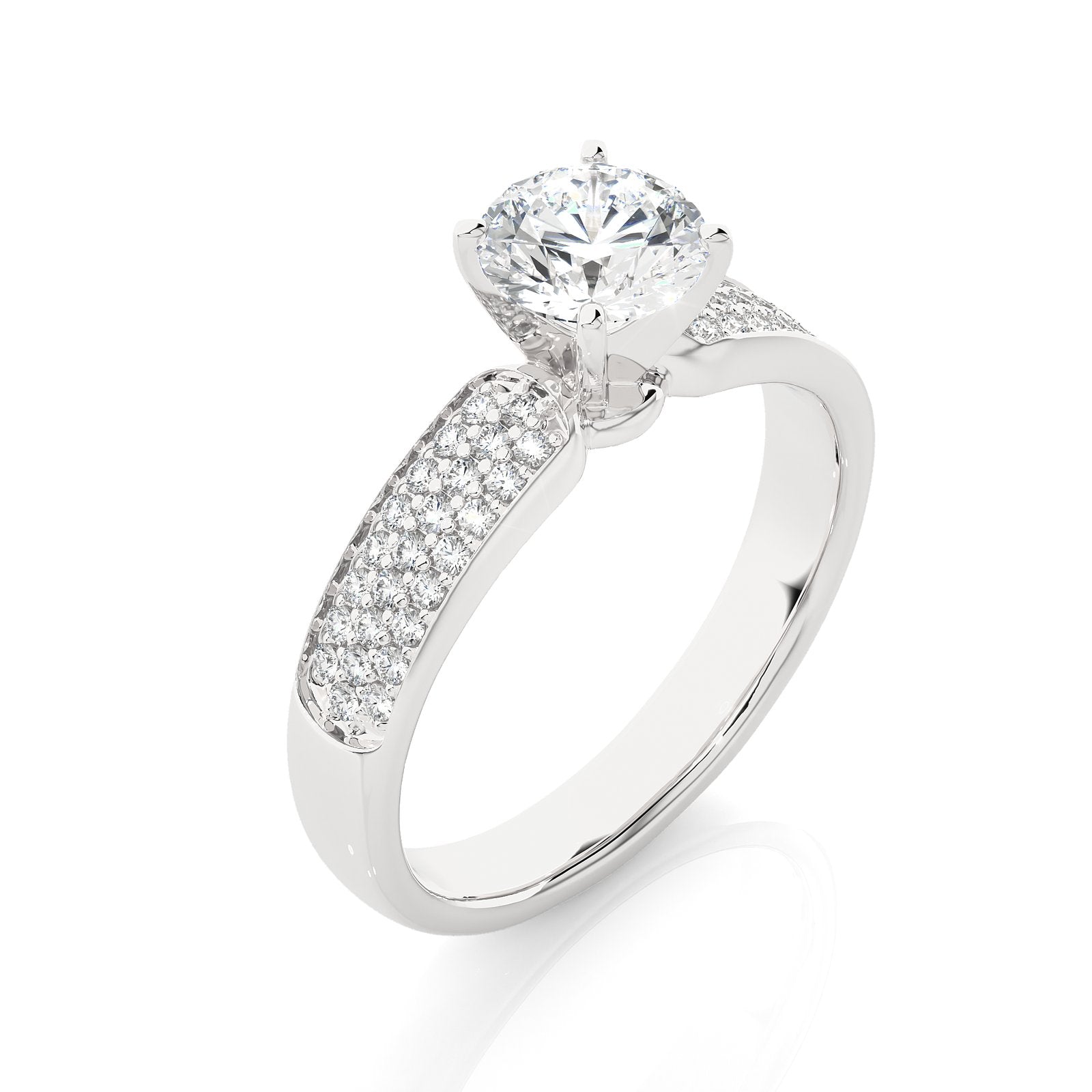 Solitaire Ring RP_RD_109 - WG