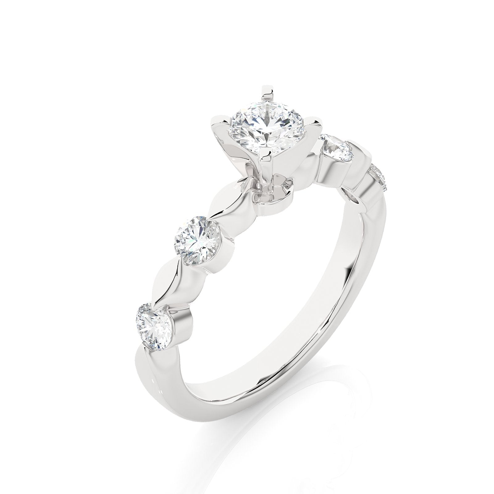 Solitaire Ring RC_RD_263 - WG