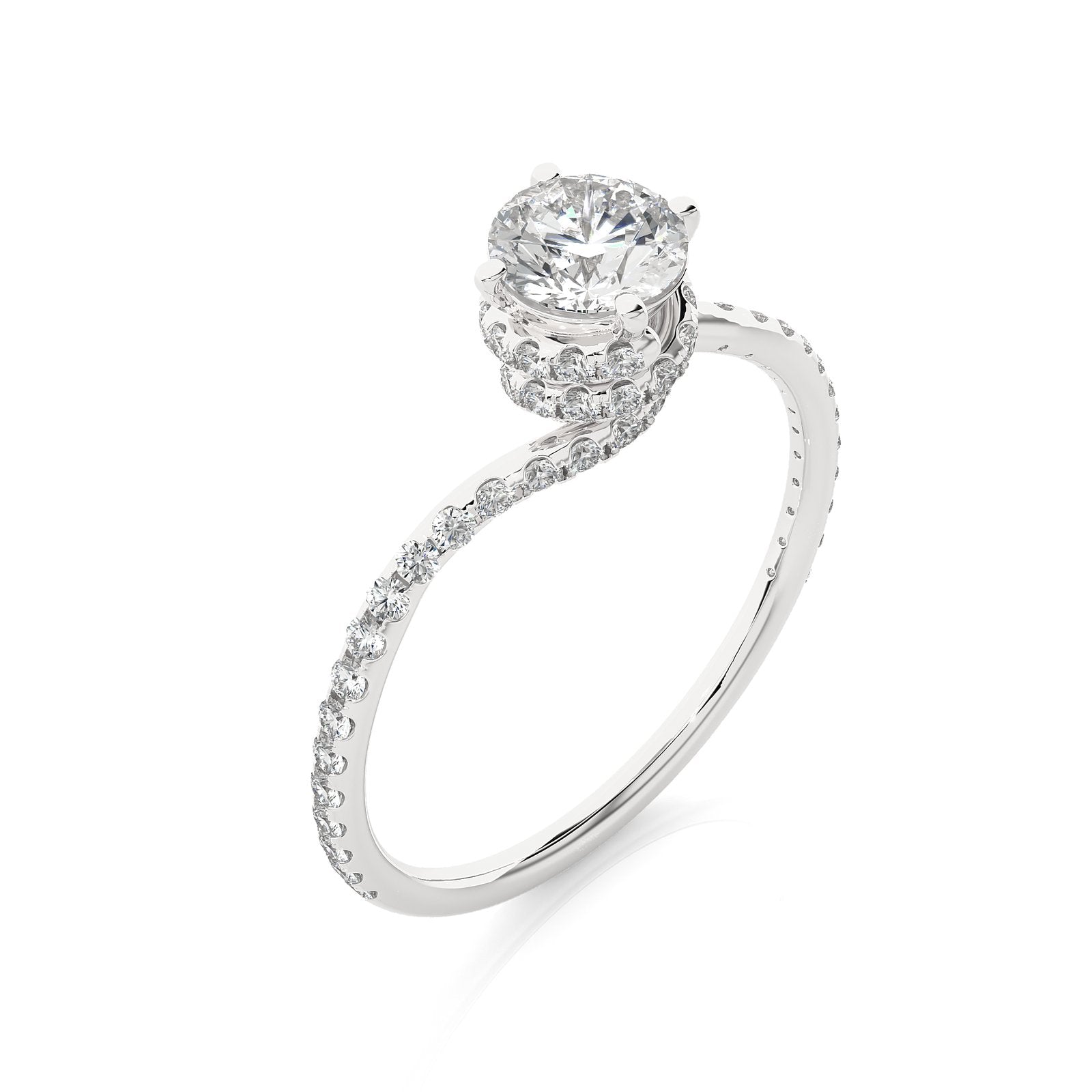 Solitaire Ring RP_RD_179 - WG