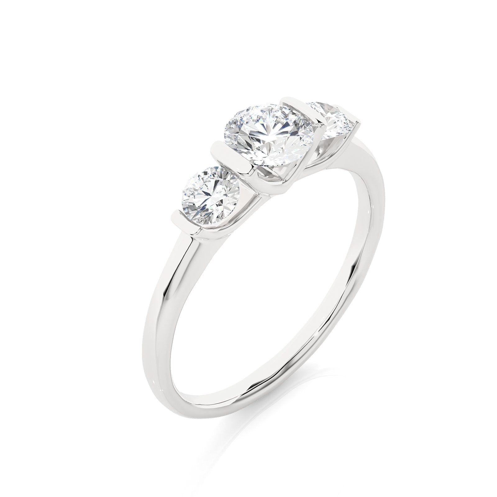 Solitaire Ring R3_RD_164 - WG