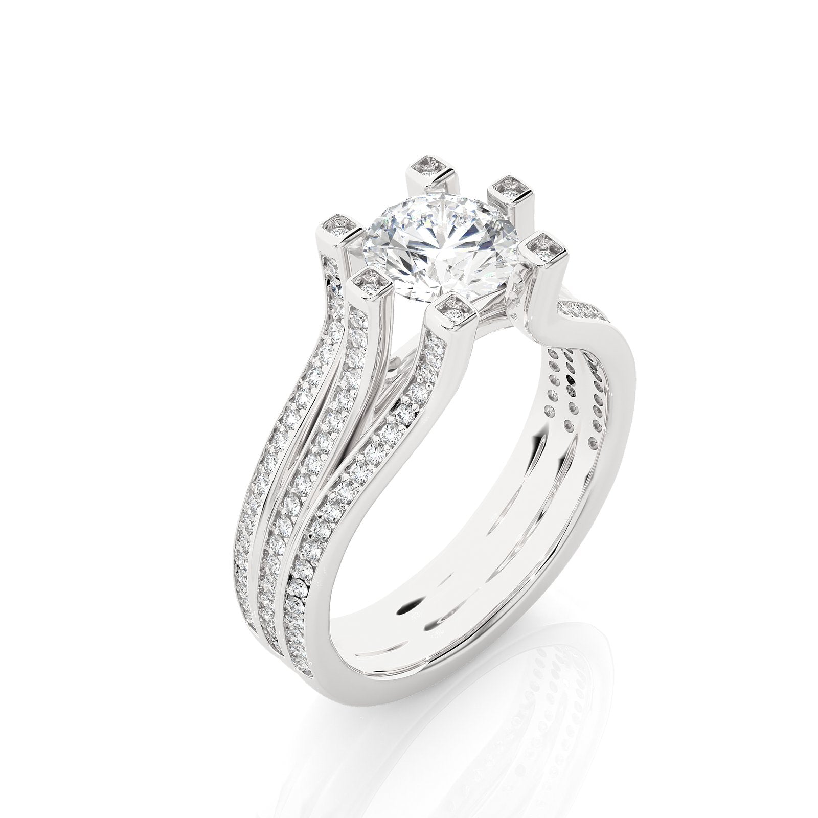 Solitaire Ring RP_RD_104 - WG