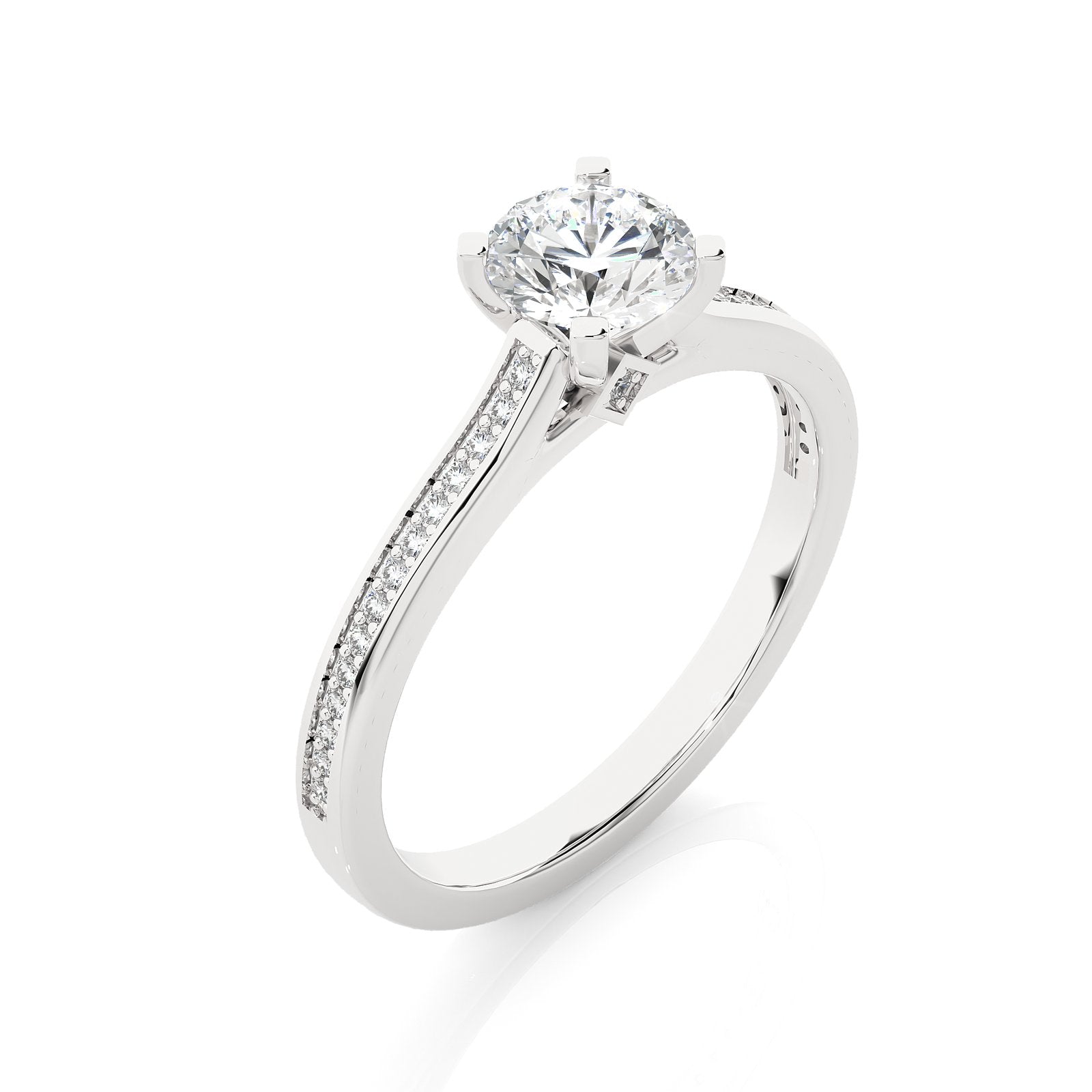 Solitaire Ring RC_AS_229 - WG