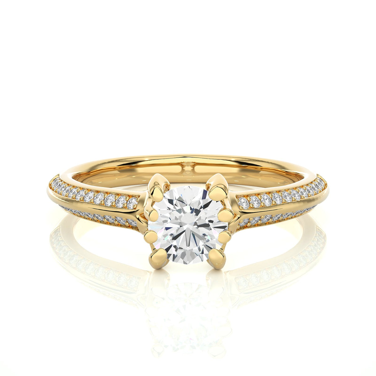 Solitaire Ring RP_RD_170 - YG
