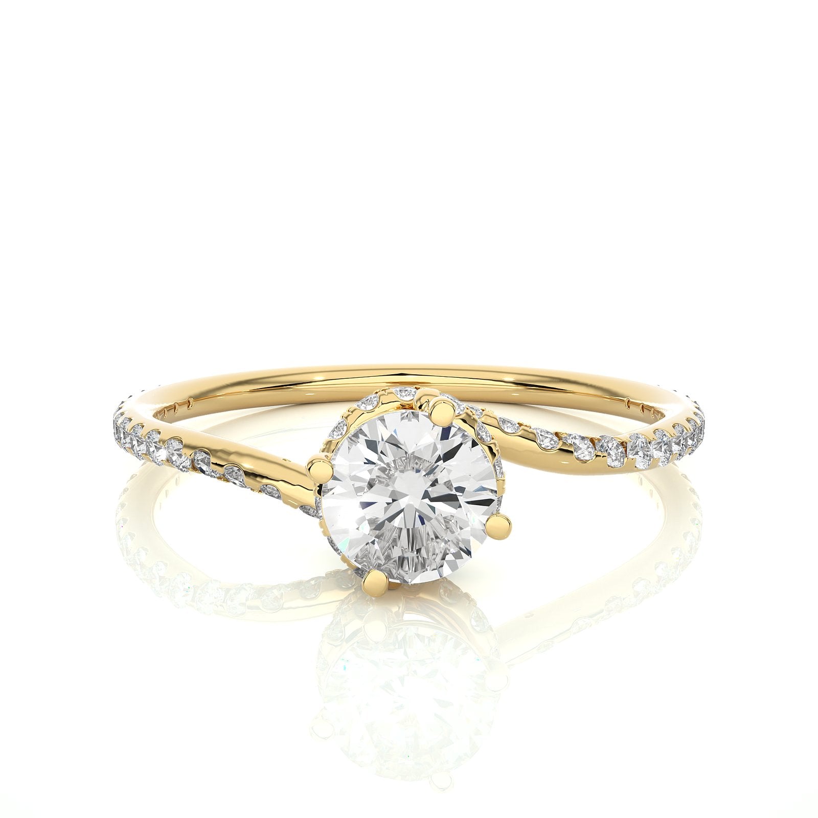 Solitaire Ring RP_RD_179 - YG