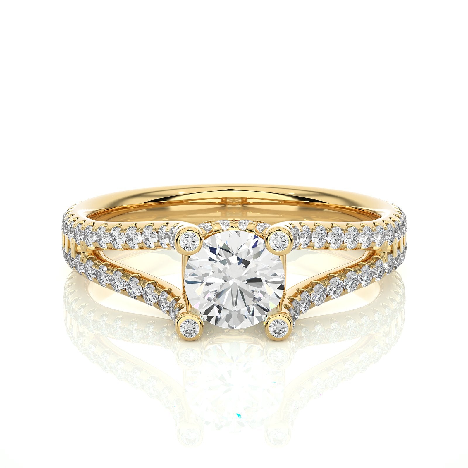 Solitaire Ring RP_RD_123 - YG