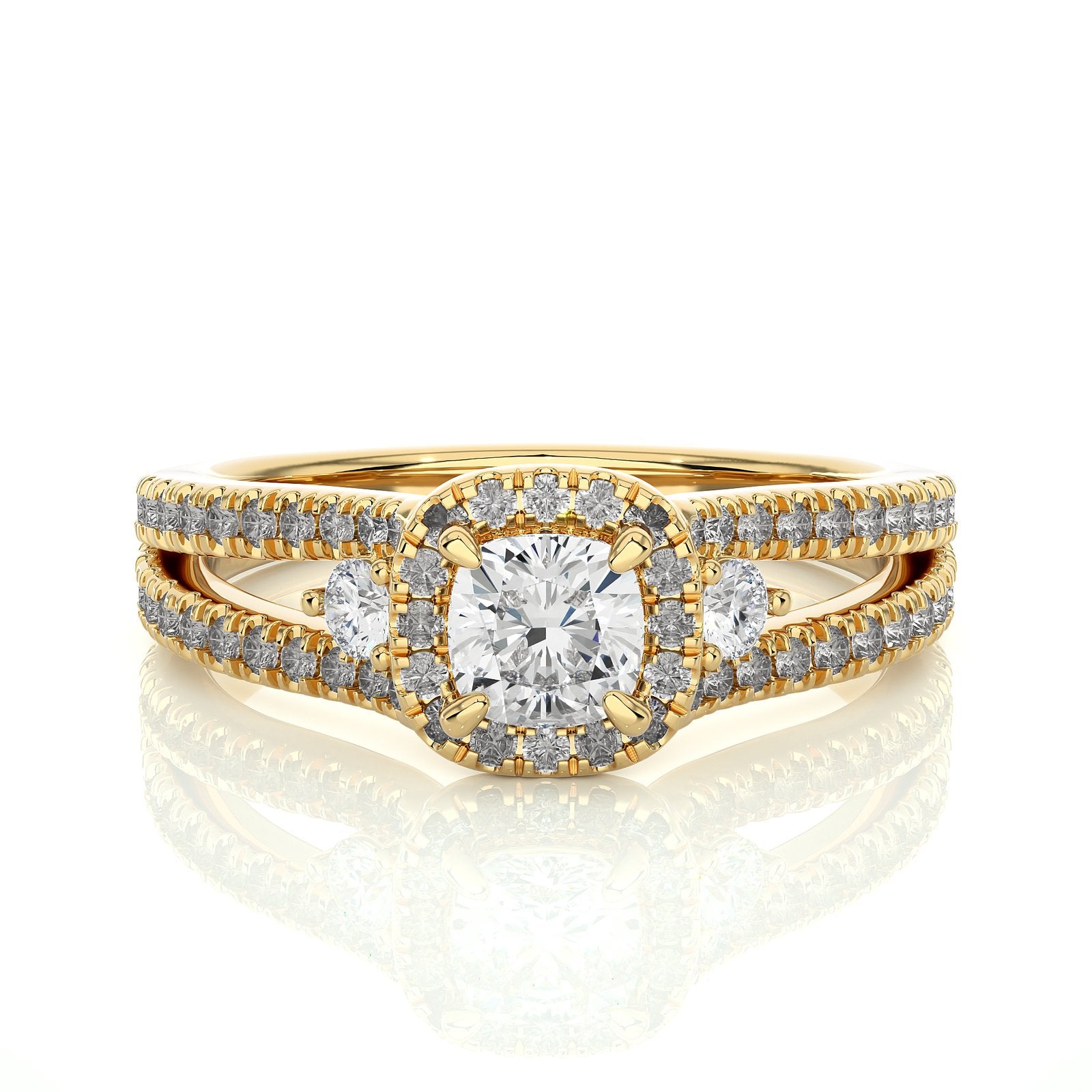 Solitaire Ring R3_RD_174 - YG
