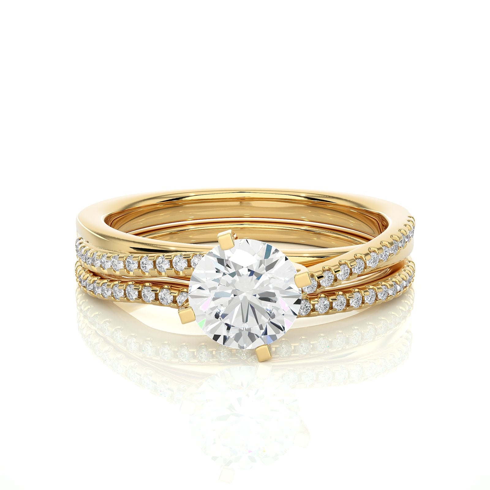 Solitaire Ring RV_RD_162 - YG
