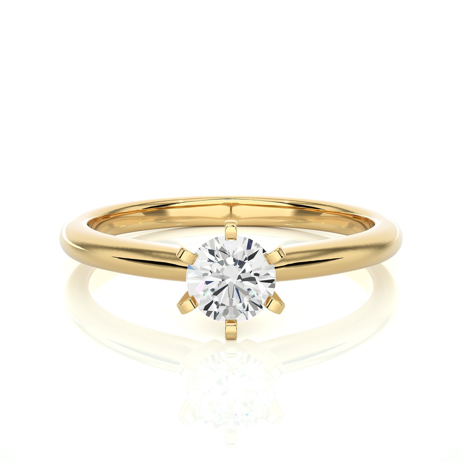 Solitaire Ring RS_RD_154 - YG