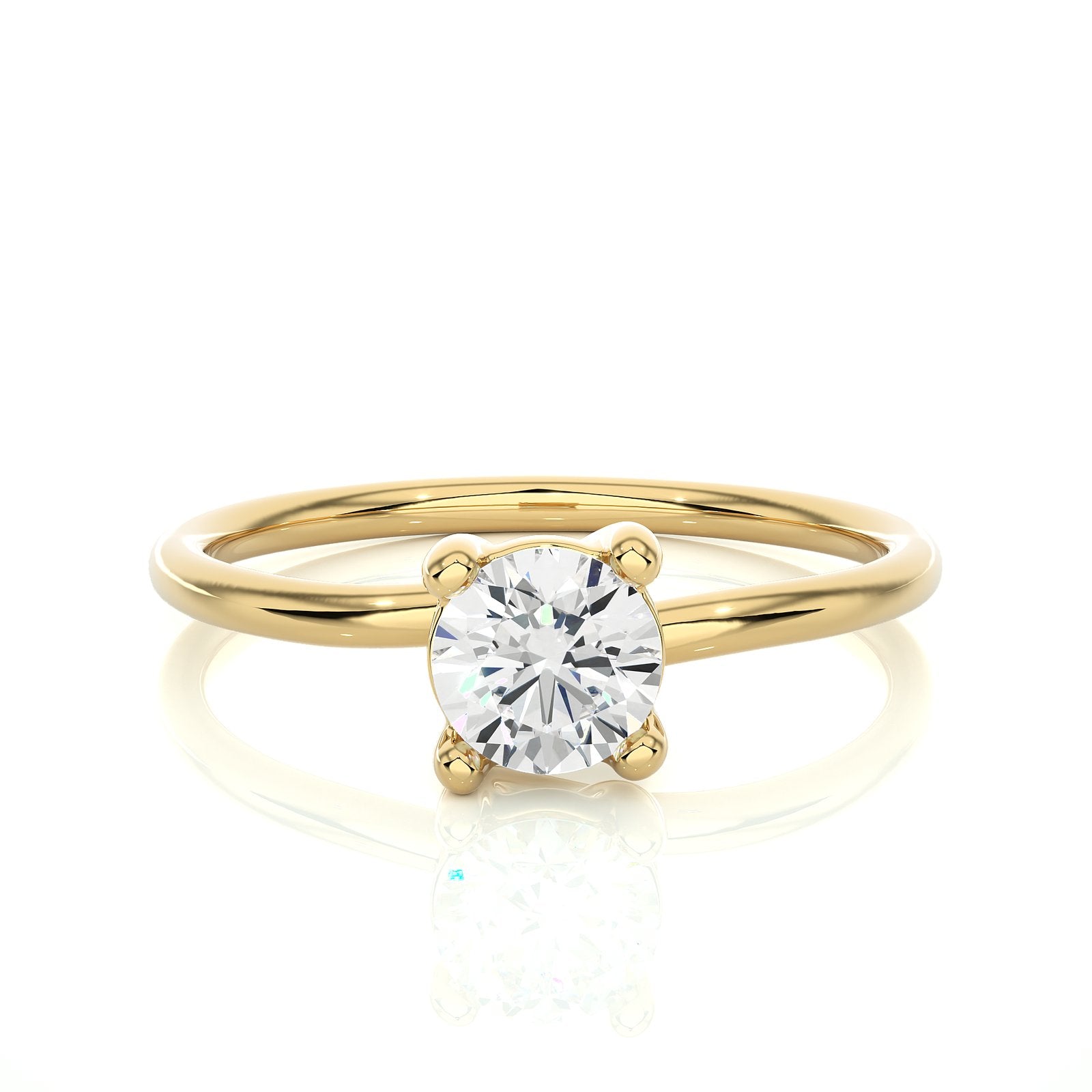 Solitaire Ring RS_RD_171 - YG