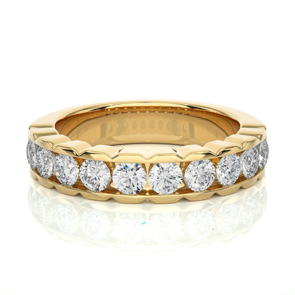 Wedding Band WB_RD_107 - YG