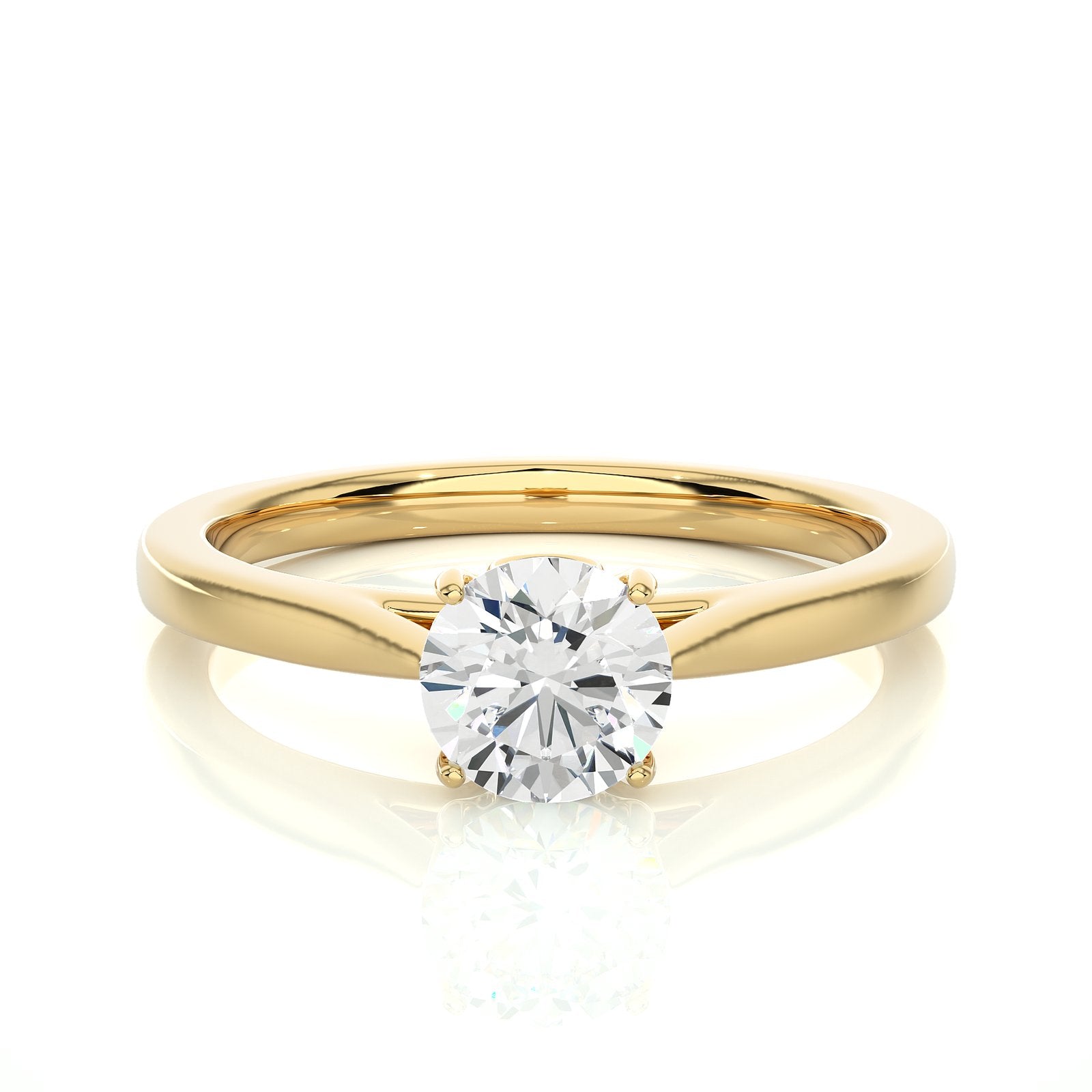 Solitaire Ring RS_RD_170 - YG