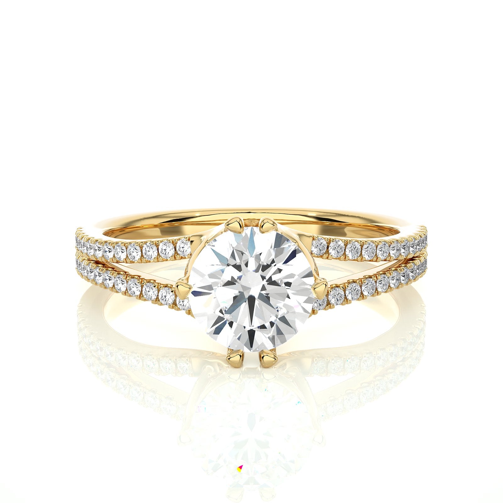 Solitaire Ring RP_RD_108 - YG
