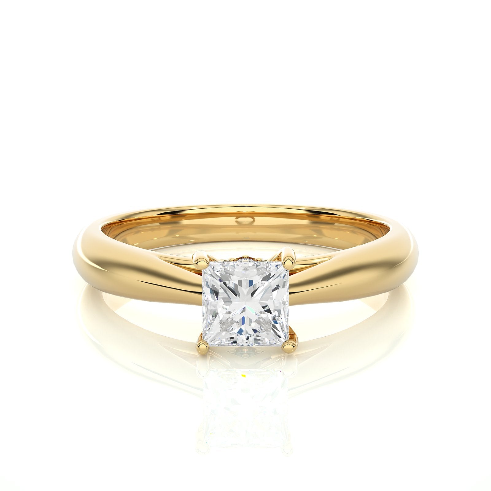 Solitaire Ring RS_PR_156 - YG