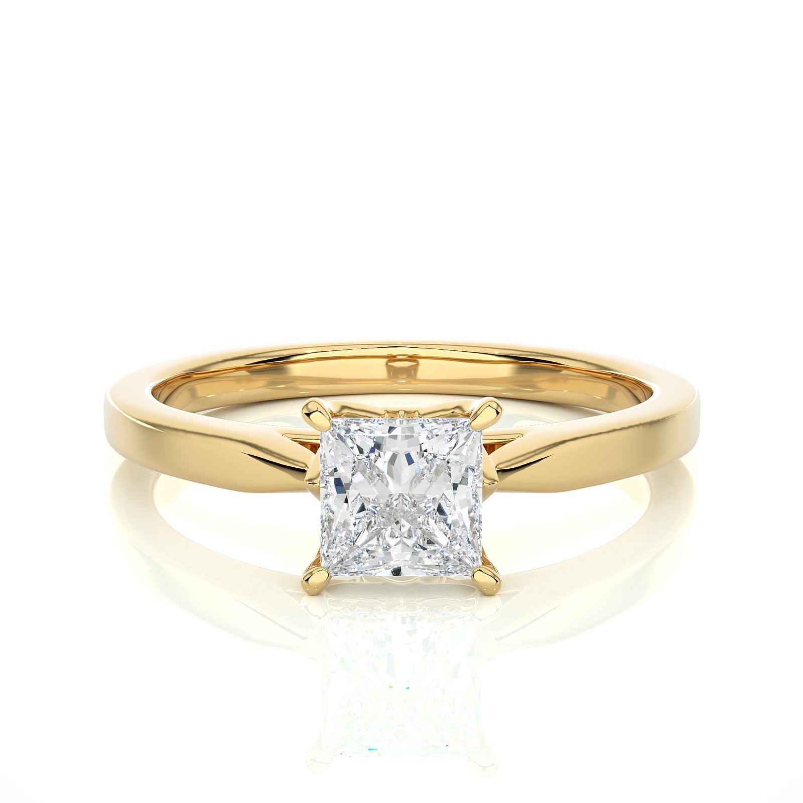 Solitaire Ring RS_PR_186 - YG