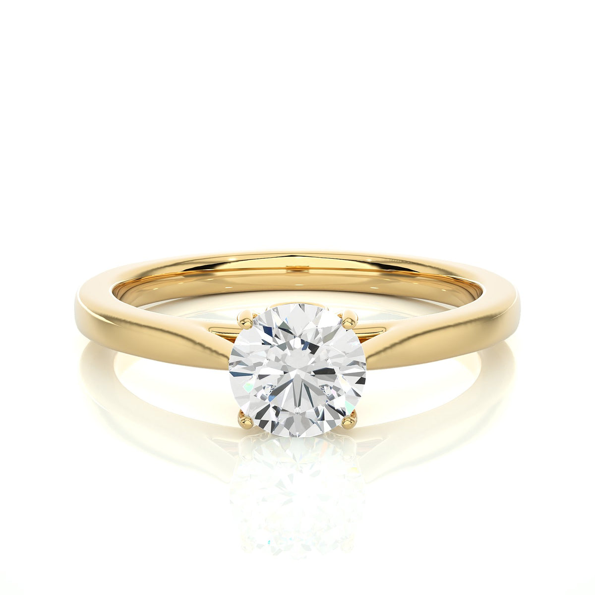 Solitaire Ring RS_RD_170 - YG