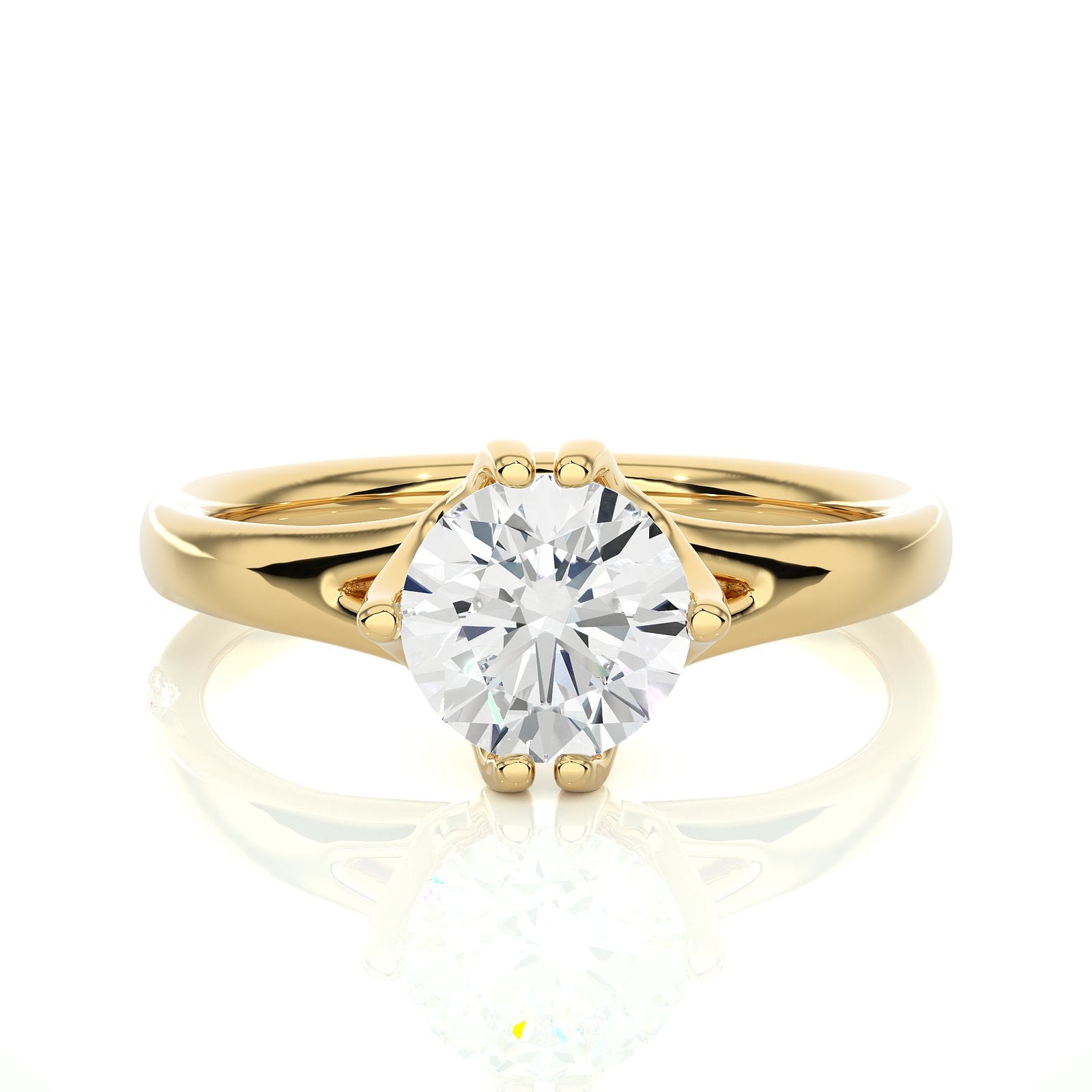 Solitaire Ring RS_RD_147 - YG