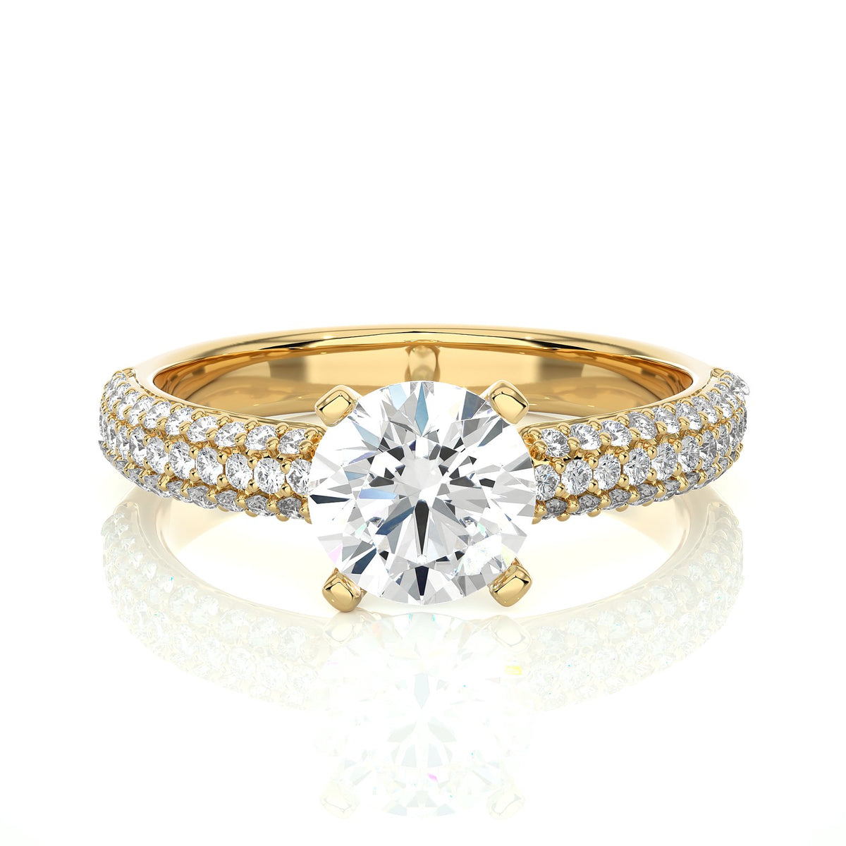 Solitaire Ring RP_RD_101 - YG