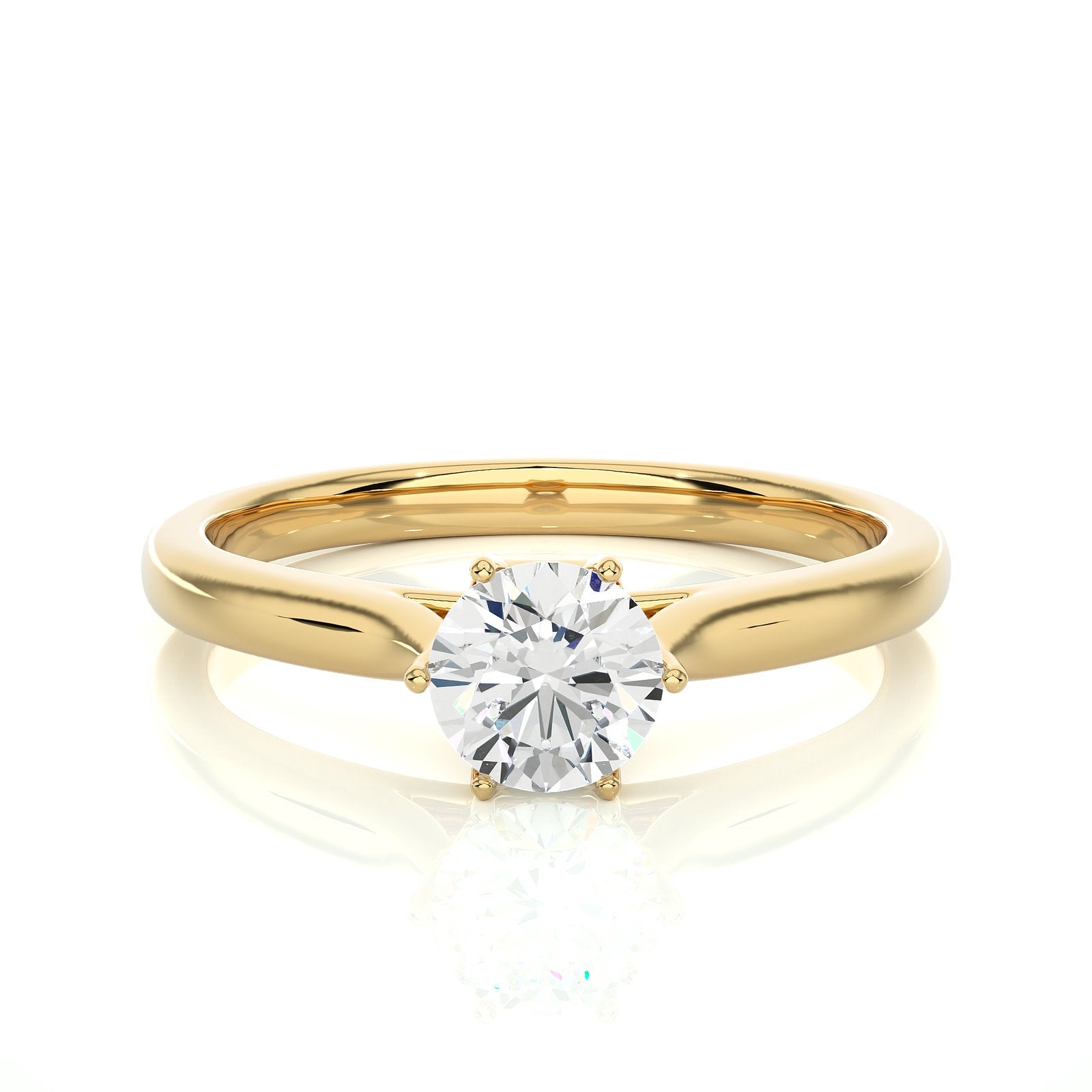 Solitaire Ring RS_RD_168 - YG