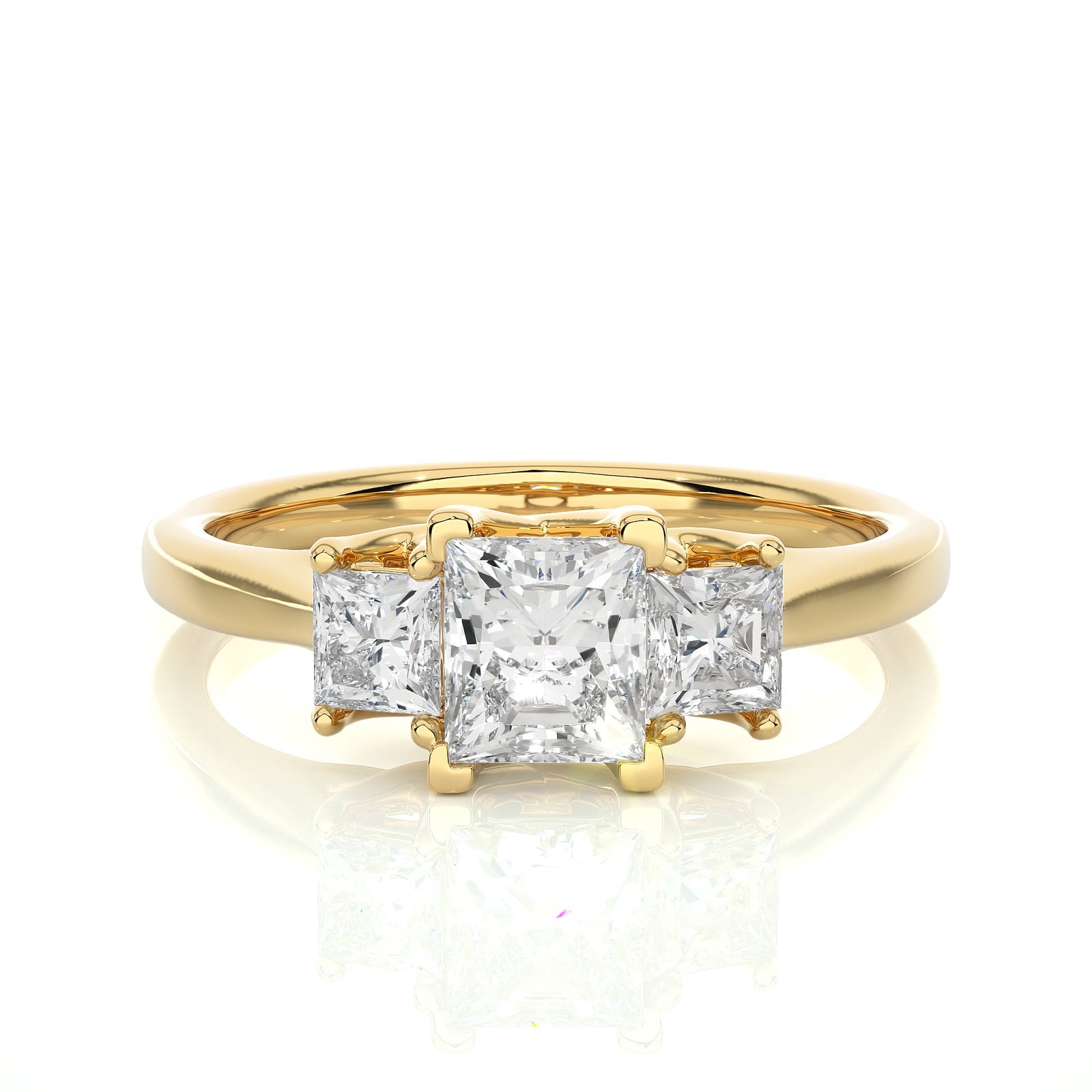 Solitaire Ring R3_PR_158 - YG