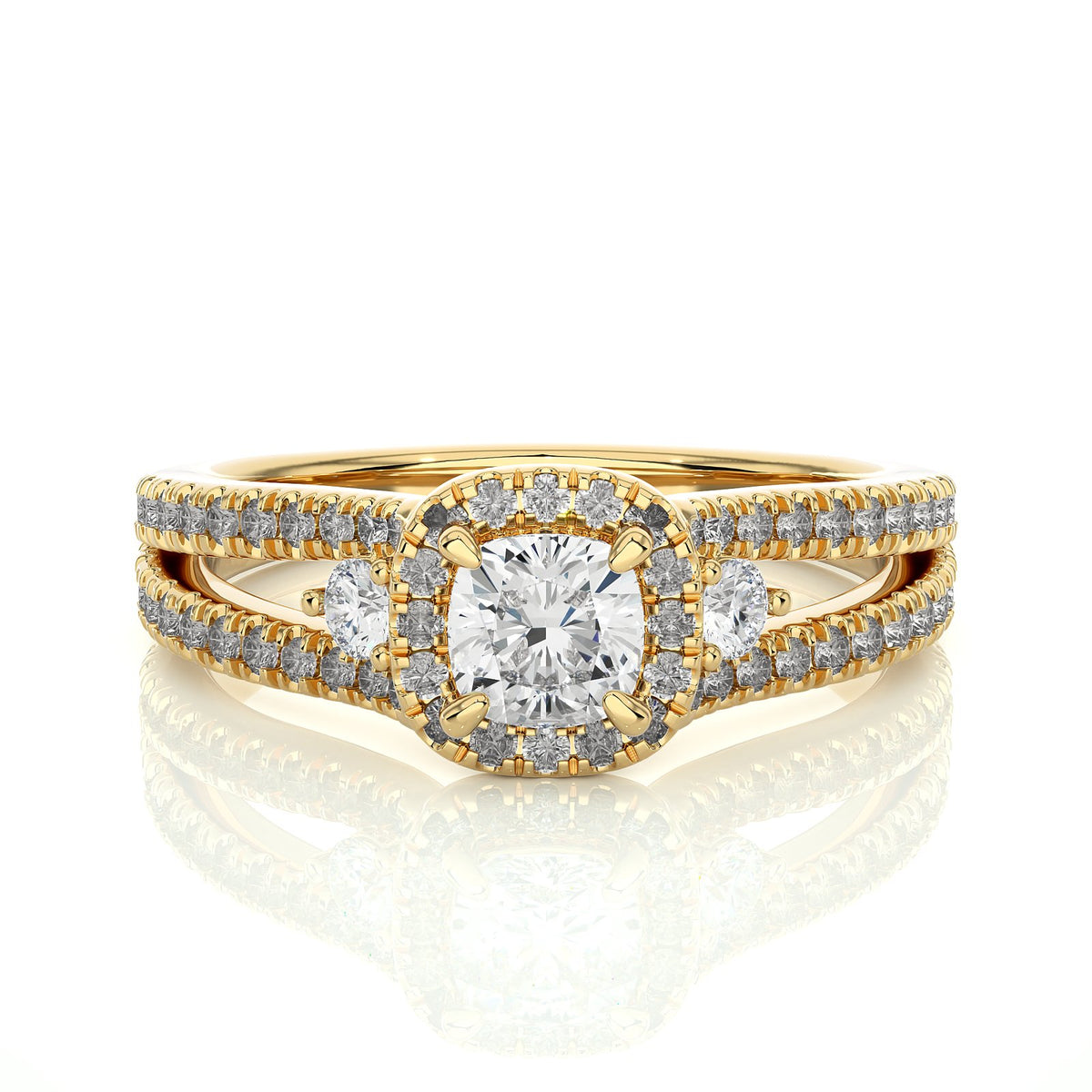 Solitaire Ring R3_RD_174 - YG