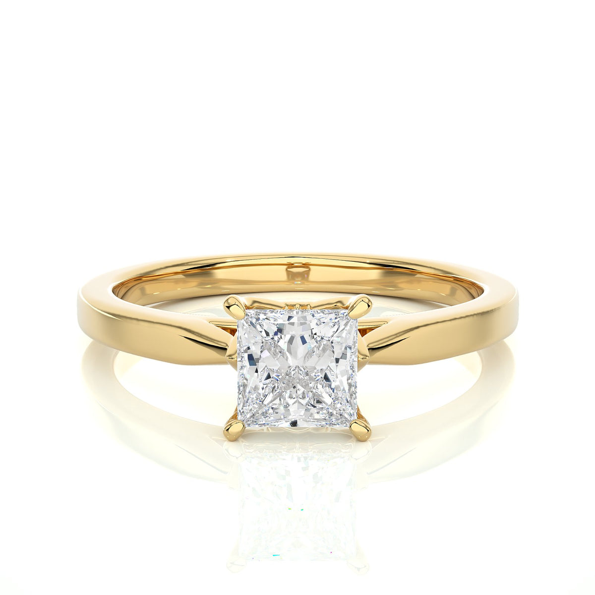 Solitaire Ring RS_PR_186 - YG