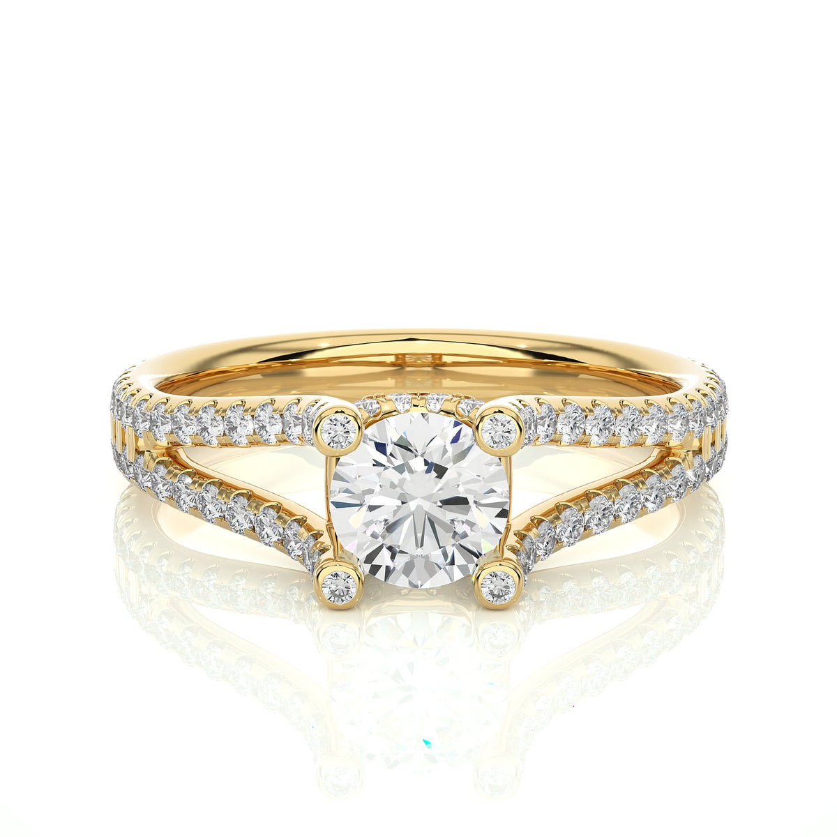 Solitaire Ring RP_RD_123 - YG
