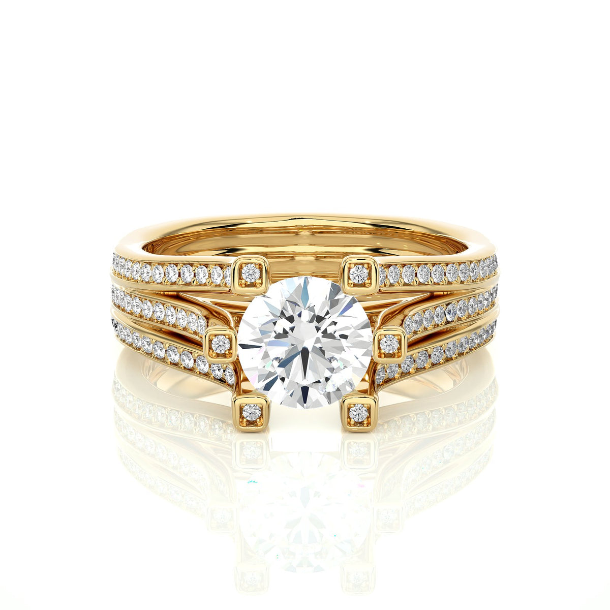 Solitaire Ring RP_RD_104 - YG