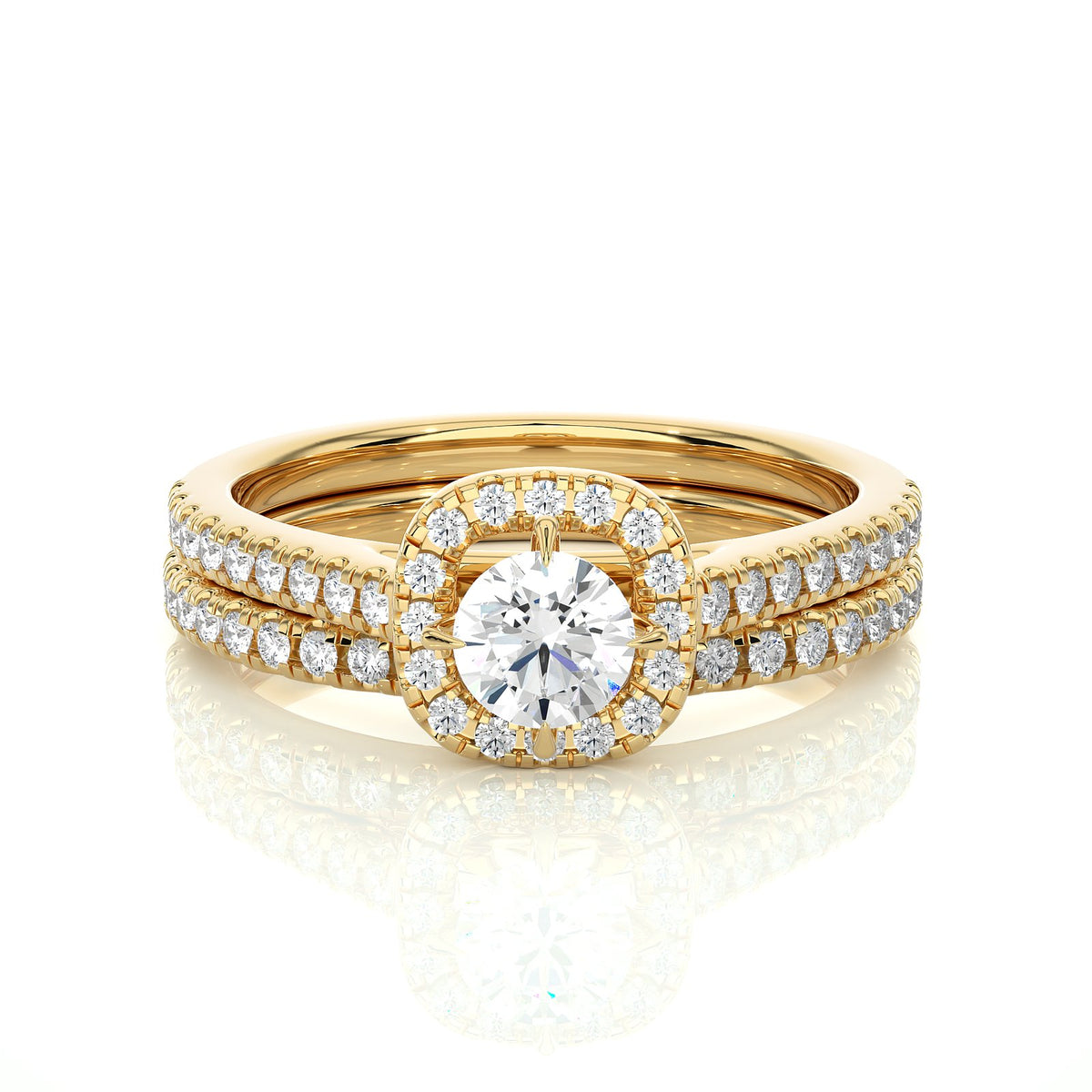 Solitaire Ring RH_RD_297 - YG