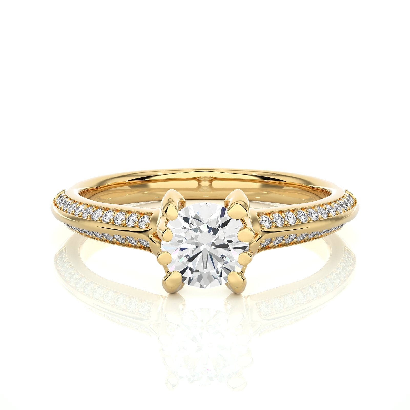 Solitaire Ring RP_RD_170 - YG