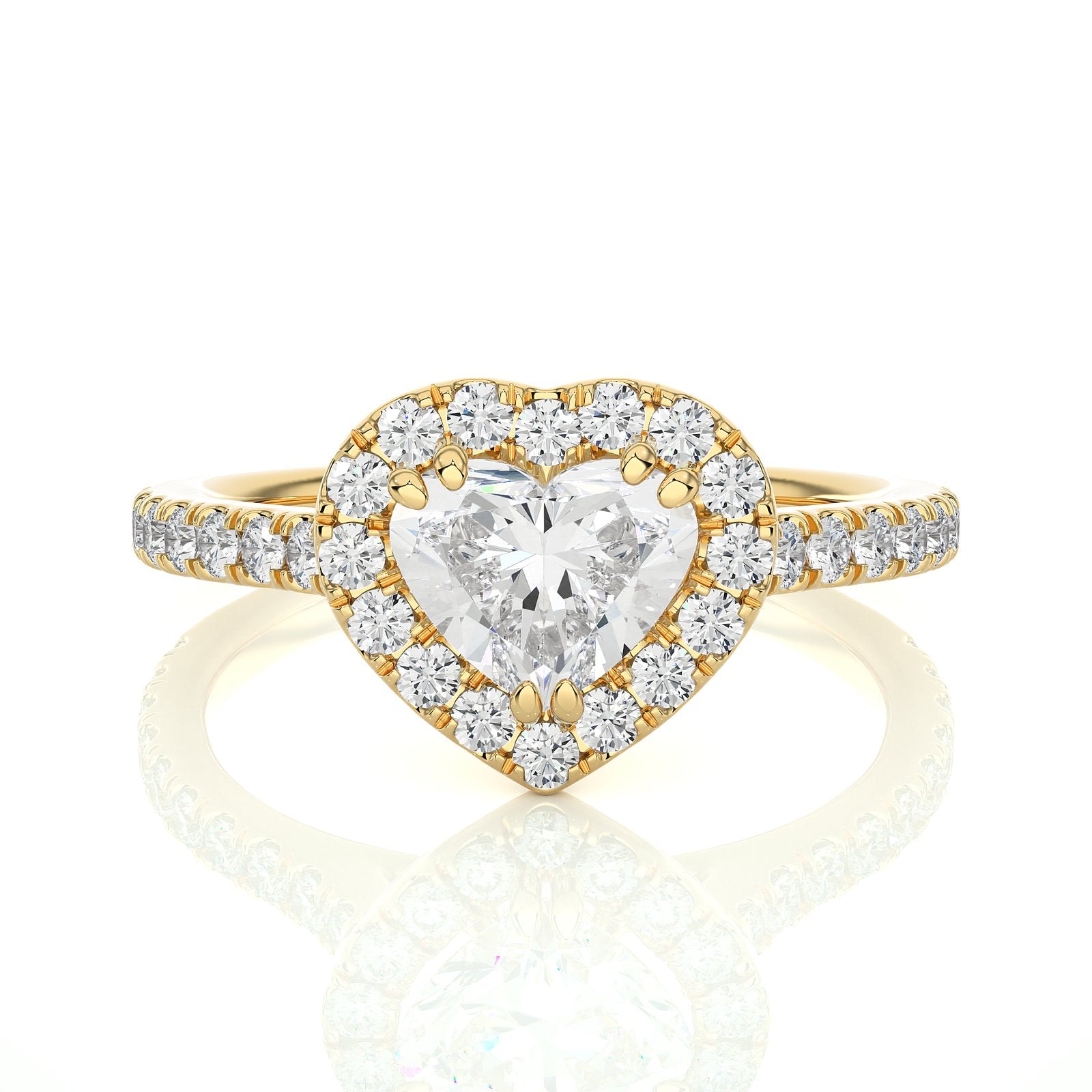 Solitaire Ring RH_HS_139 - YG