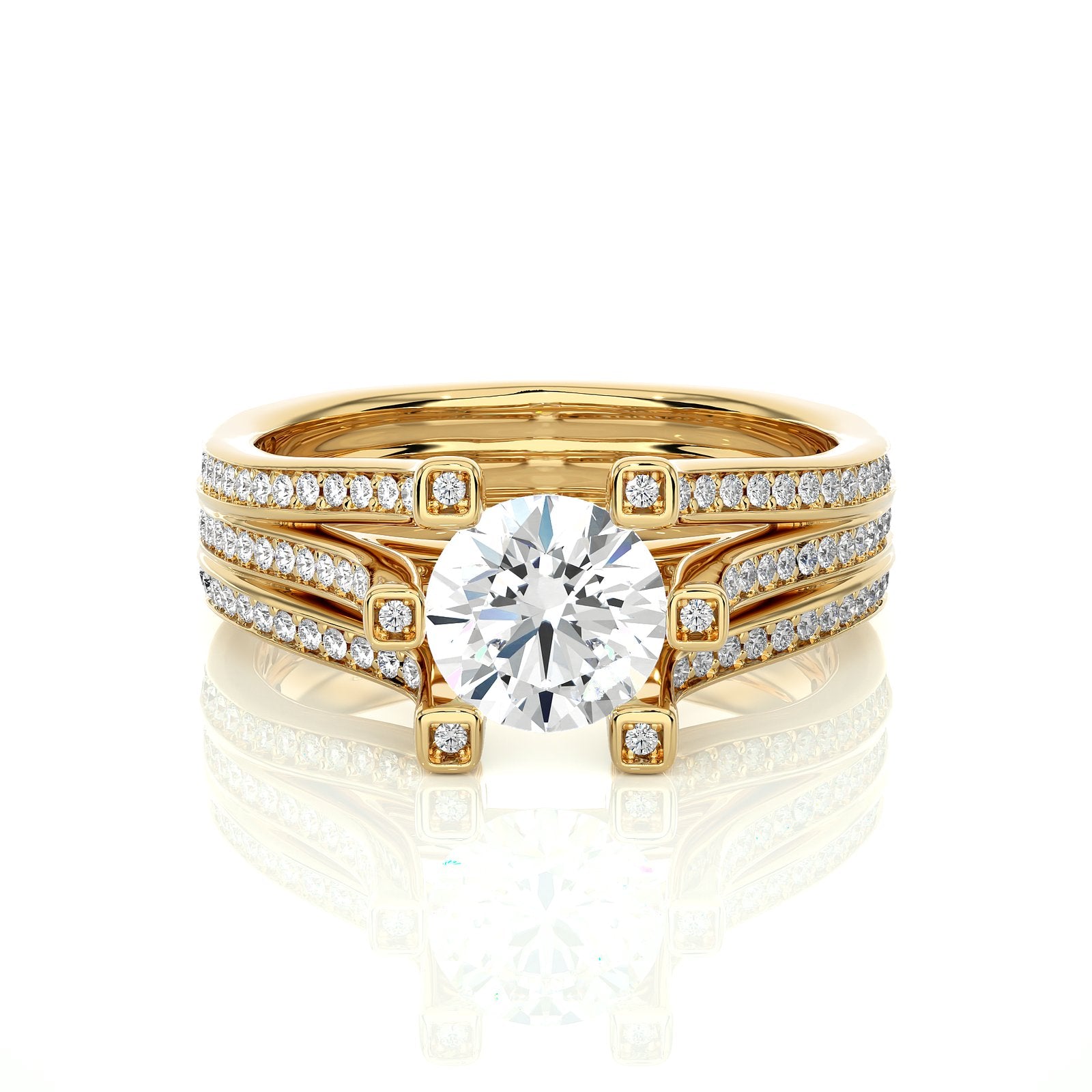 Solitaire Ring RP_RD_104 - YG