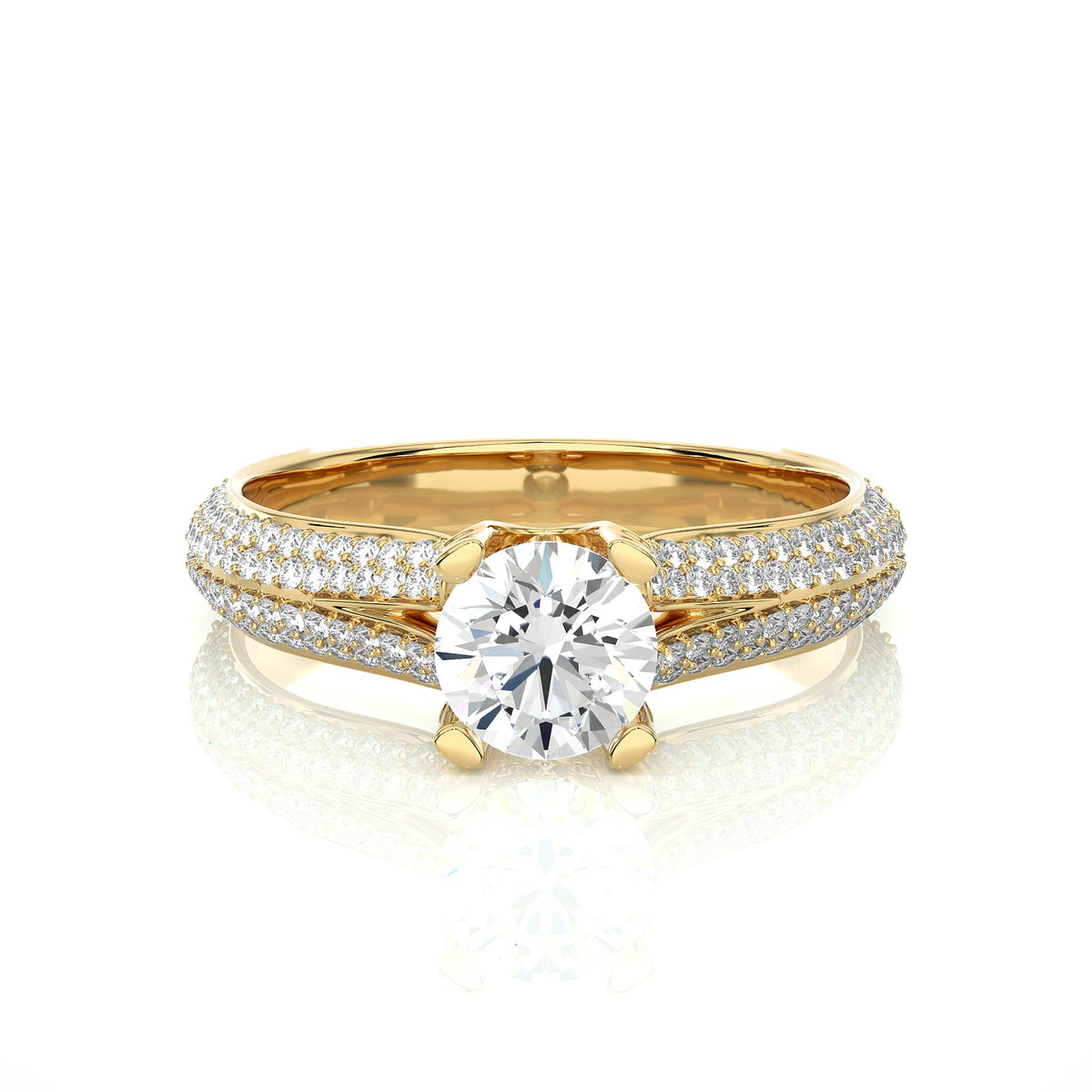 Solitaire Ring RP_RD_155 - YG