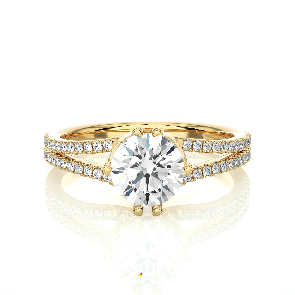 Solitaire Ring RP_RD_108 - YG