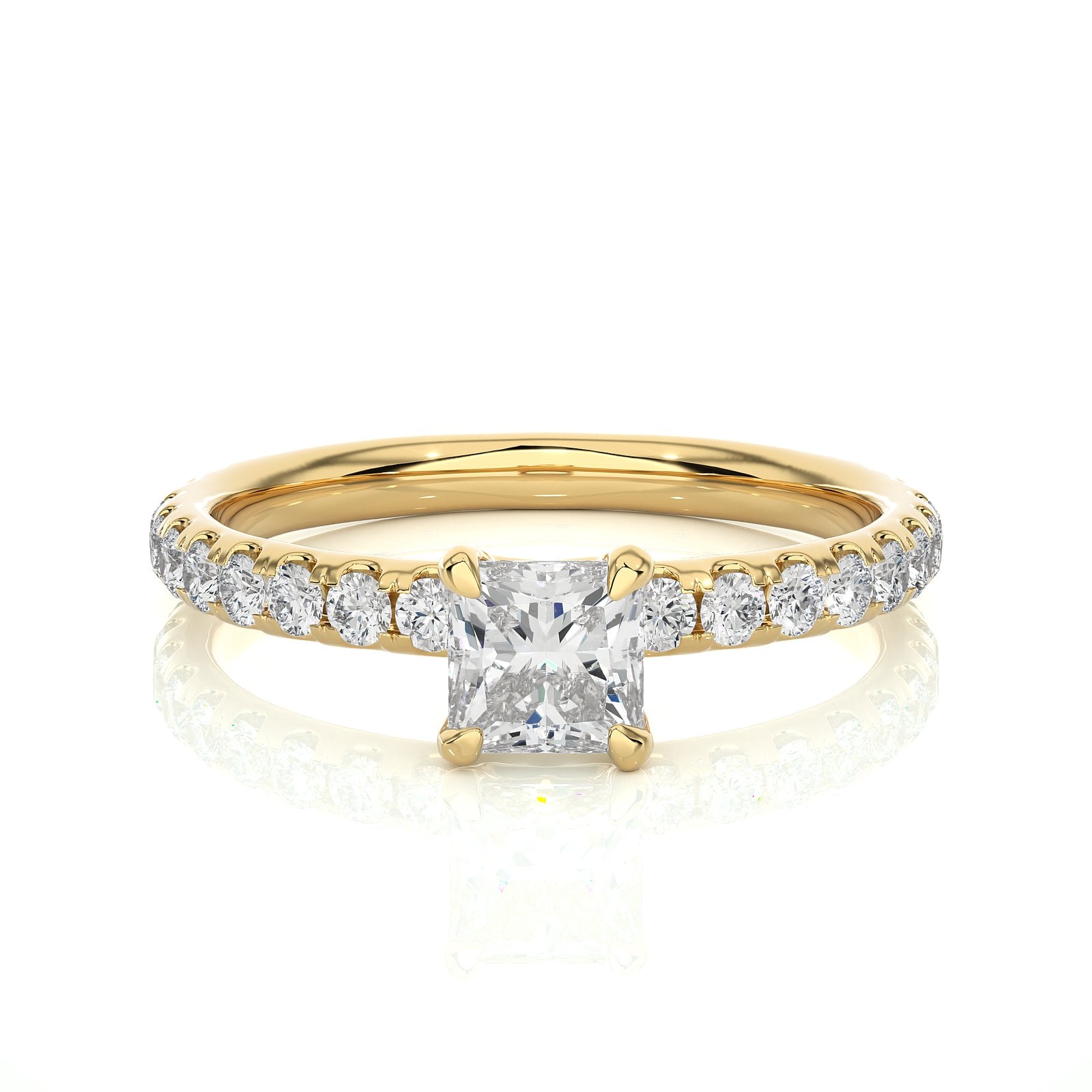 Solitaire Ring RC_AS_236 - YG