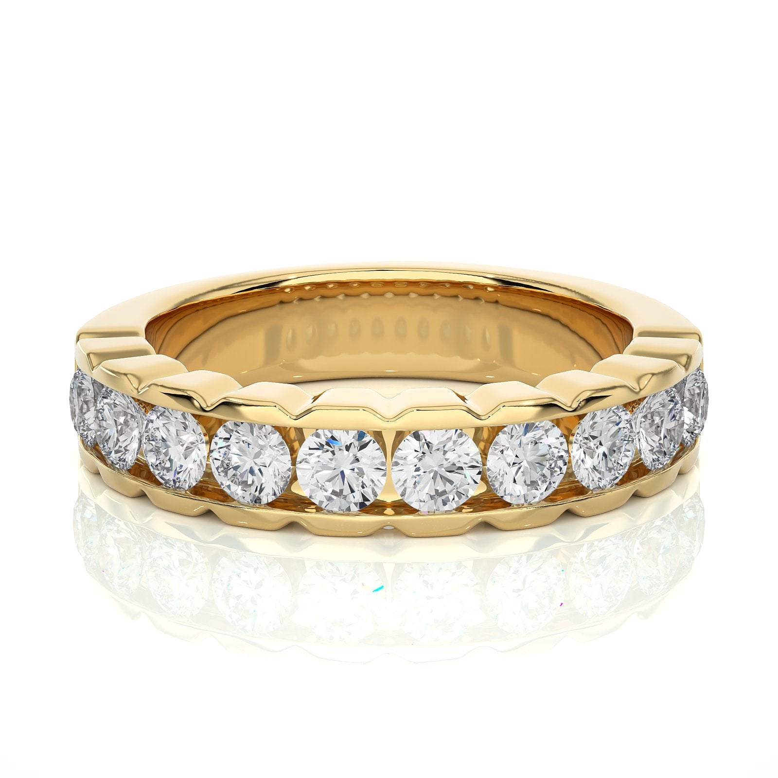 Wedding Band WB_RD_107 - YG