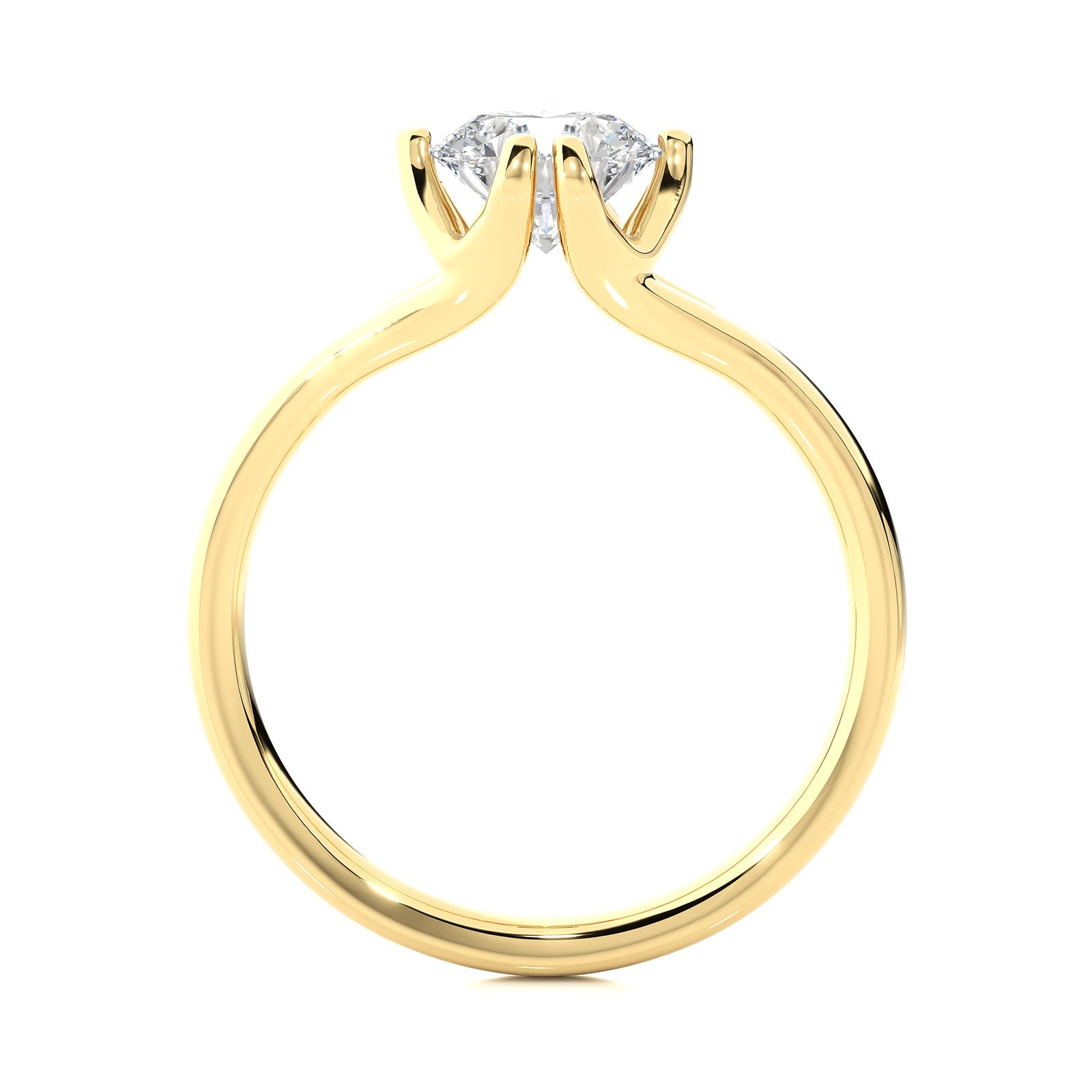 Solitaire Ring RS_RD_147 - YG