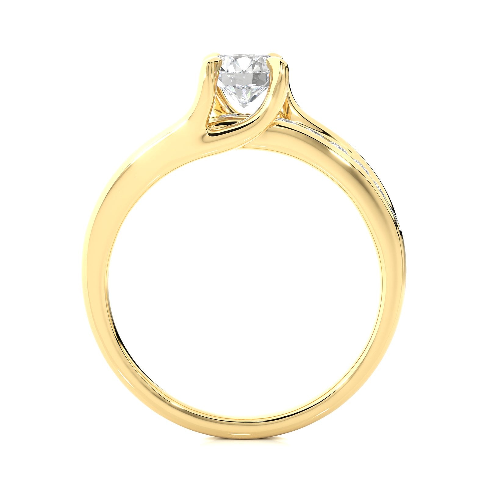 Solitaire Ring RC_RD_216 - YG