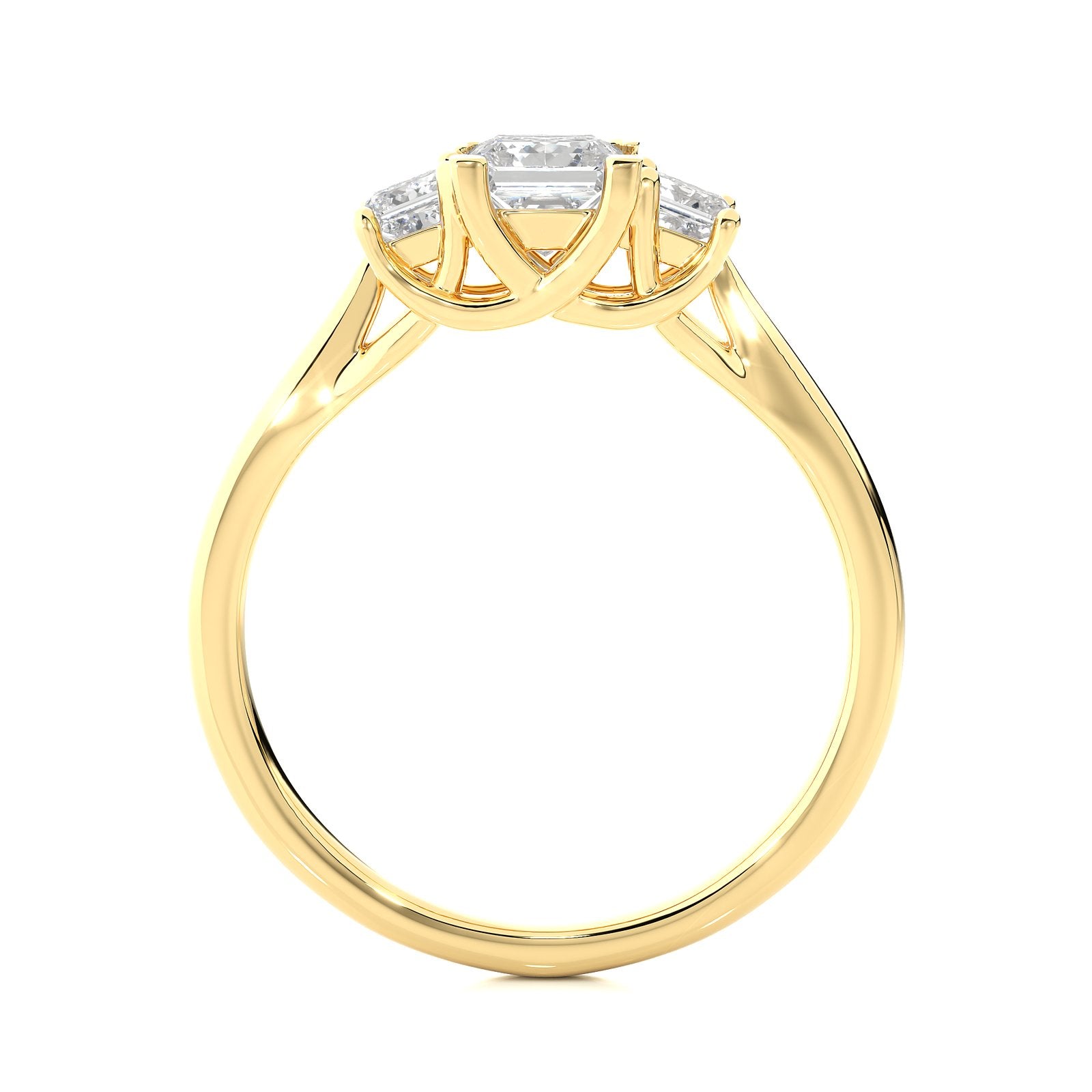 Solitaire Ring R3_PR_158 - YG