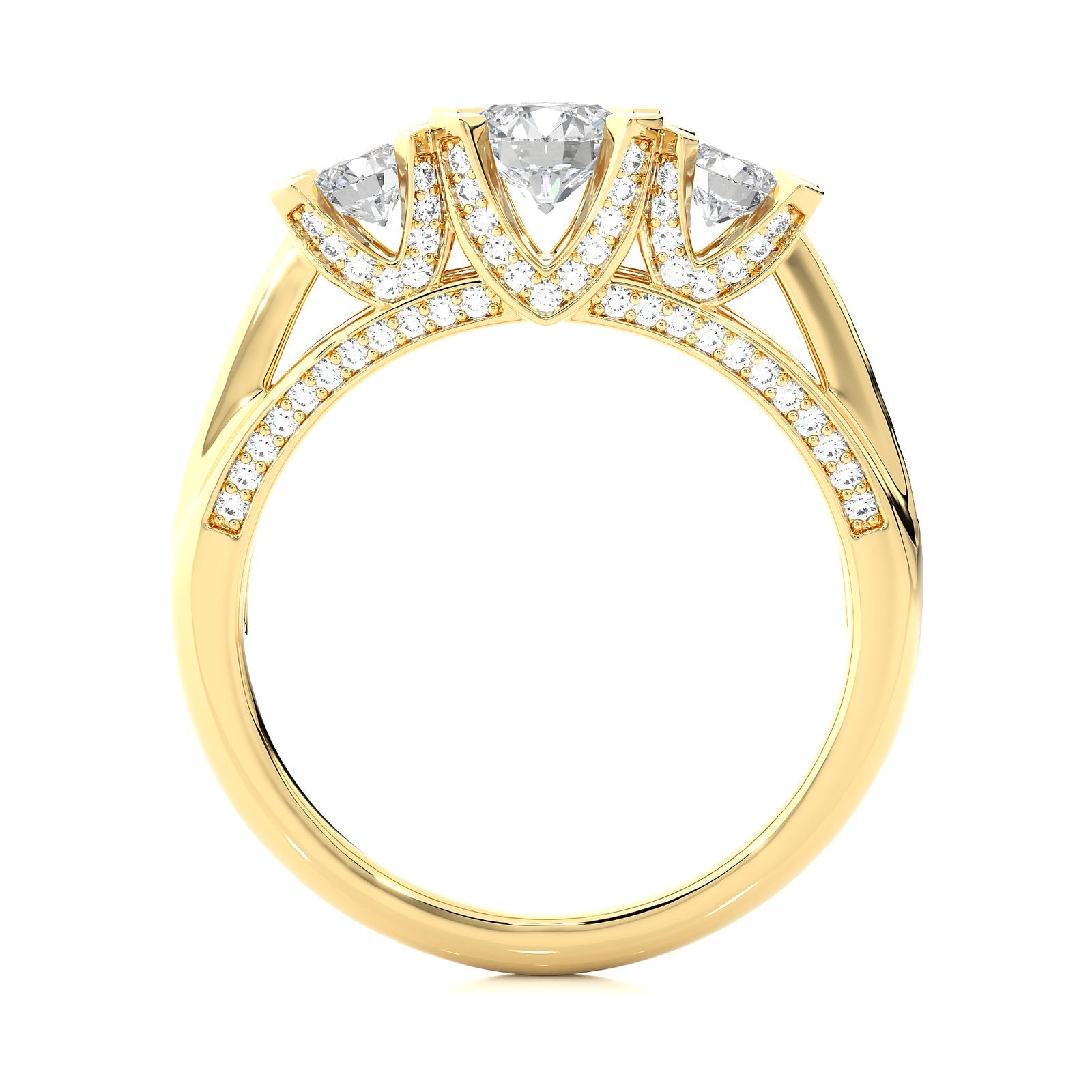 Solitaire Ring R3_RD_171 - YG